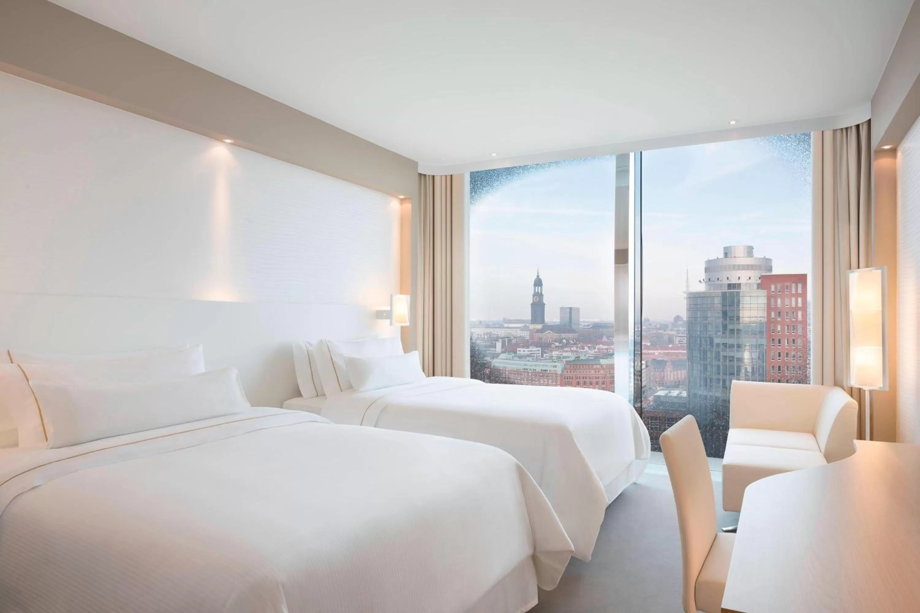 Photo of the whole room, Bed in The Westin Hamburg Elbphilharmonie