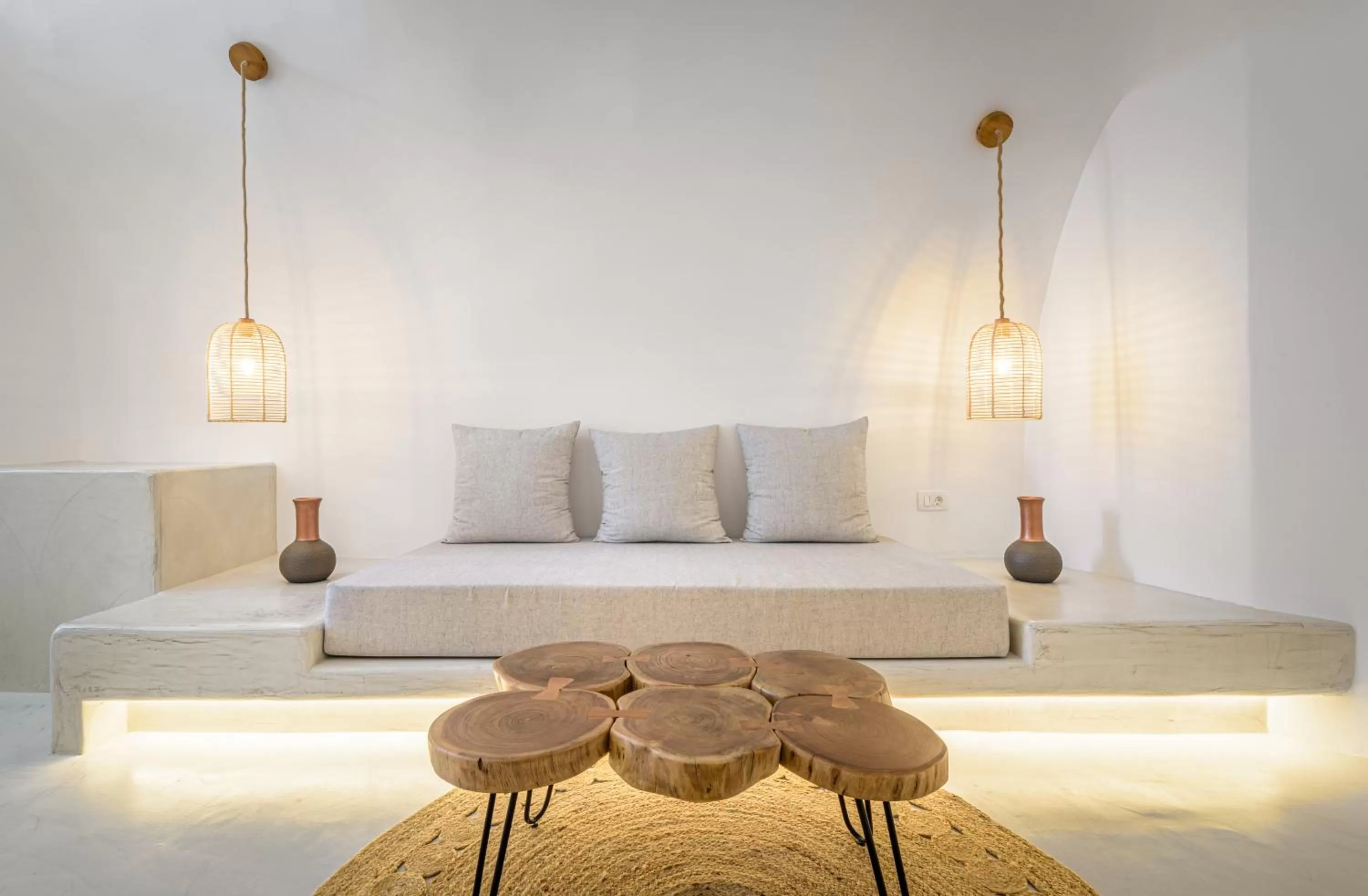 Living room, Bed in Anila Suites