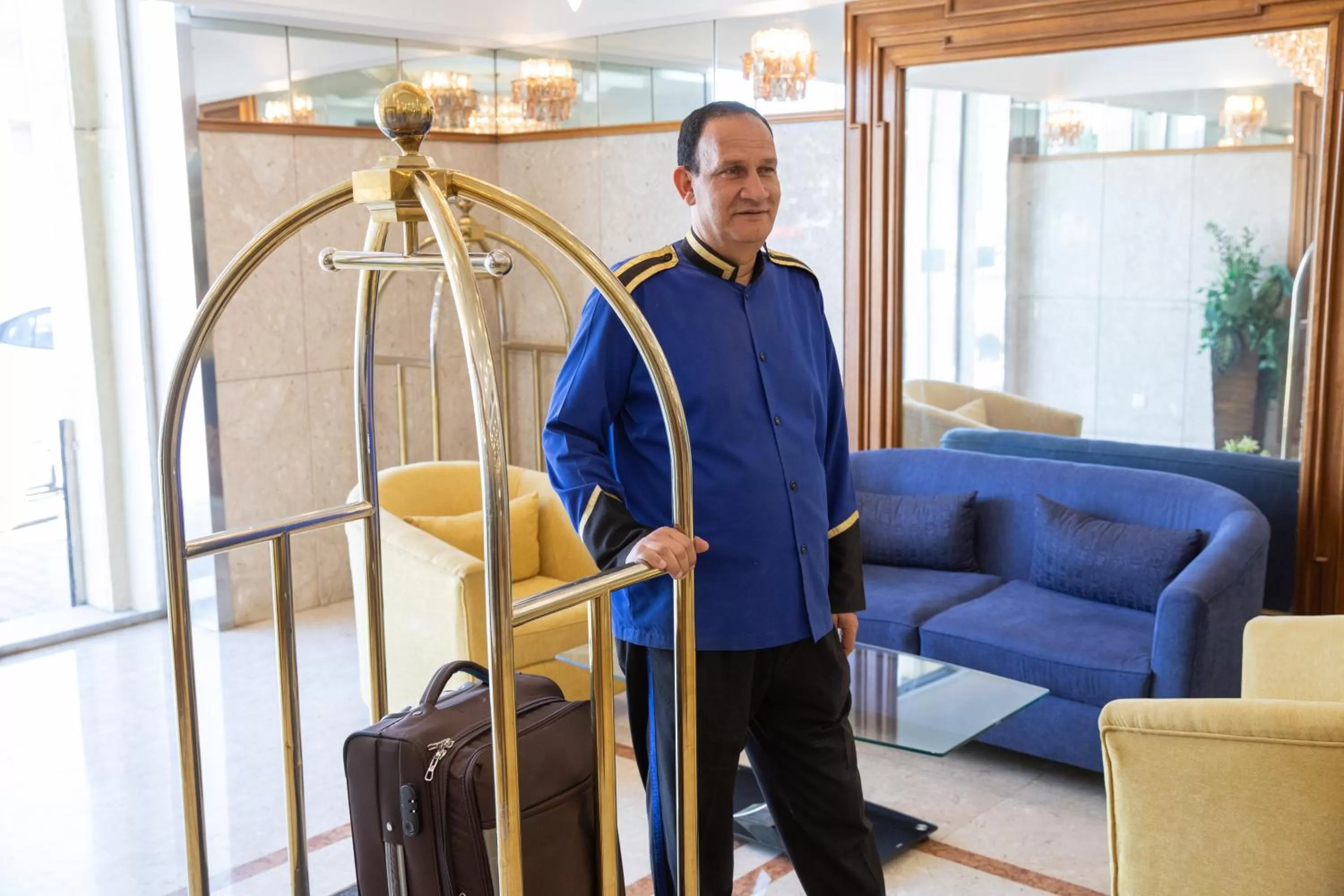 Staff in Hyatt Jeddah Continental Hotel