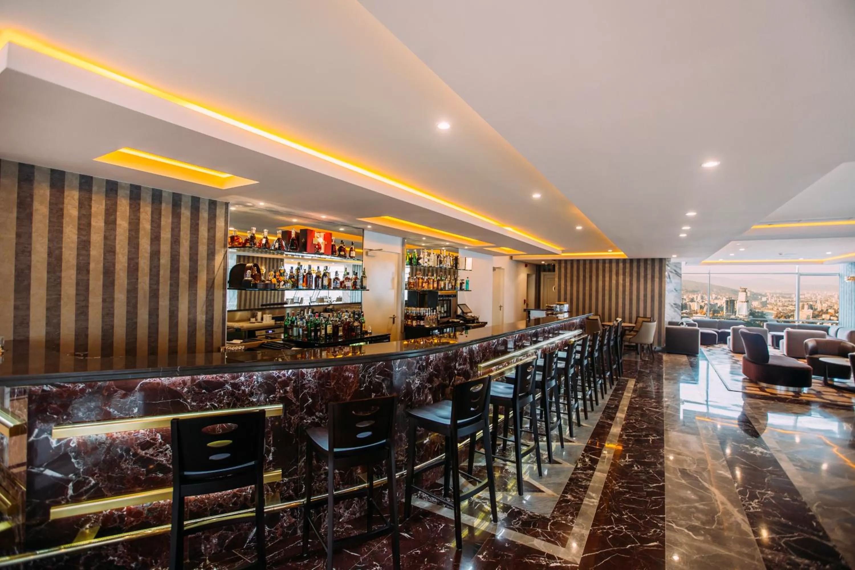 Lounge or bar in The Biltmore Tbilisi Hotel