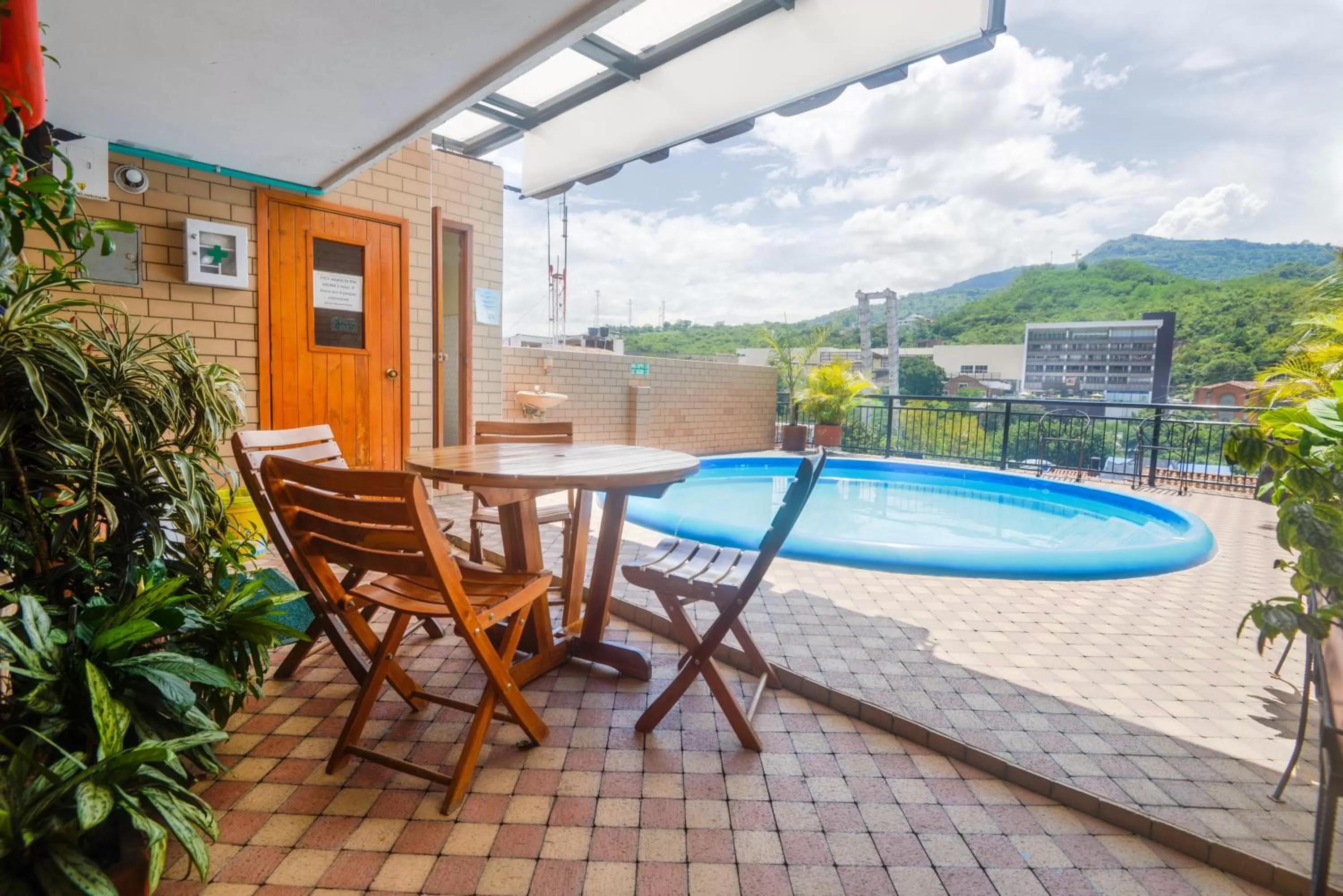 Pool view, Swimming Pool in Sam'S VIP Hostel San Gil