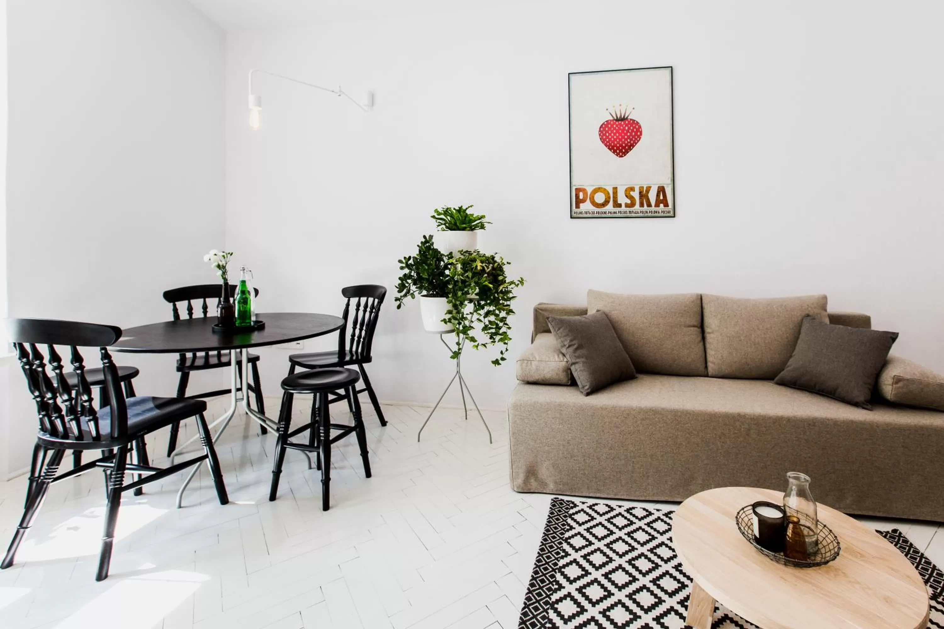 Living room, Seating Area in Apartamenty Browar Perła - Perła Brewery Apartments