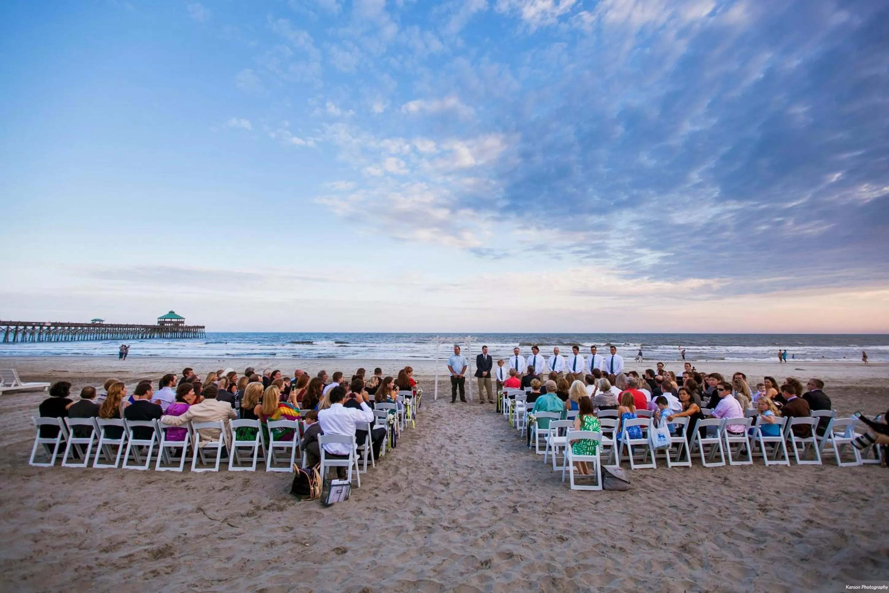 wedding in Tides Folly Beach, Charleston's Oceanfront Hotel
