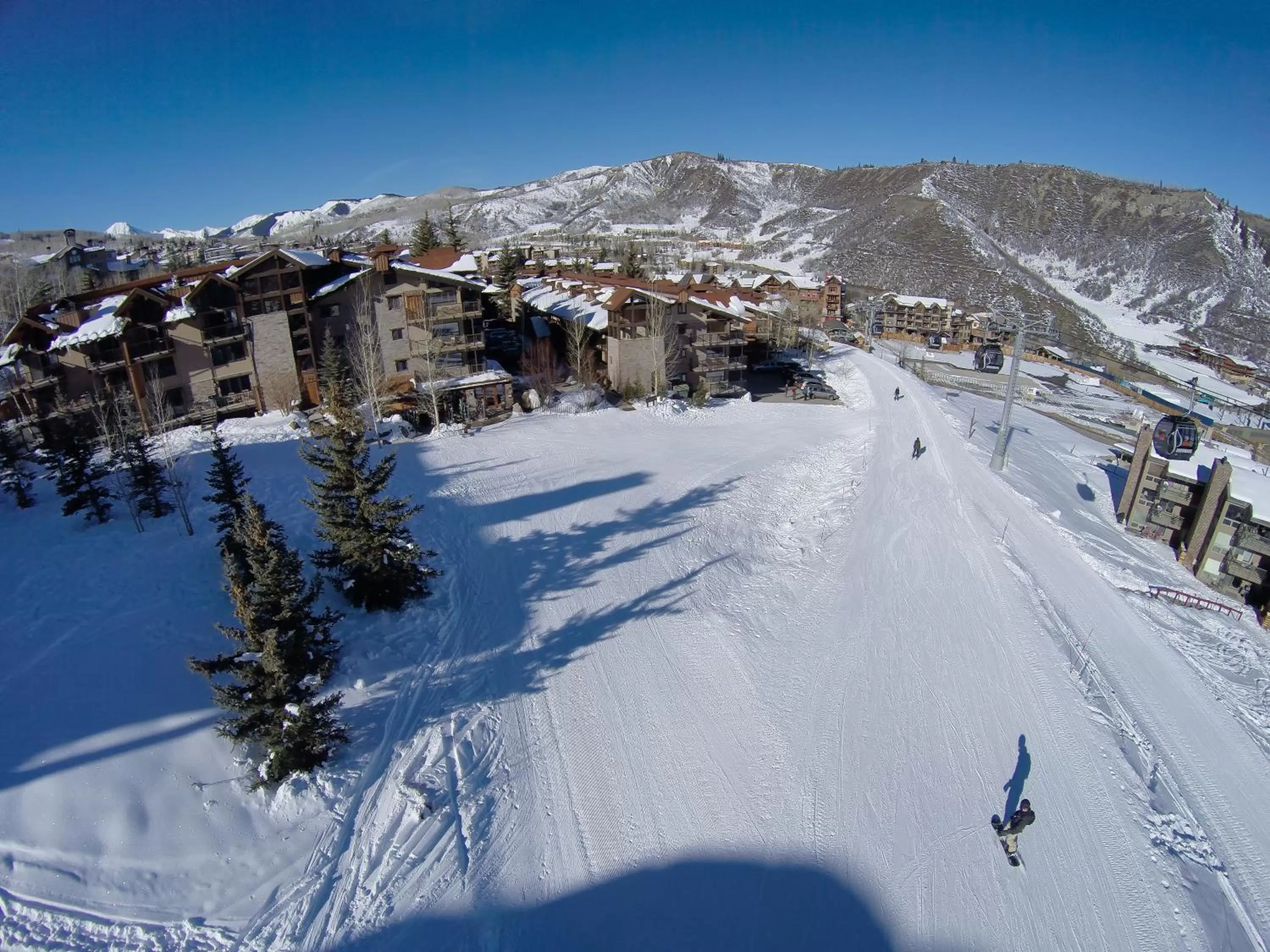Bird's eye view in The Crestwood Snowmass Village