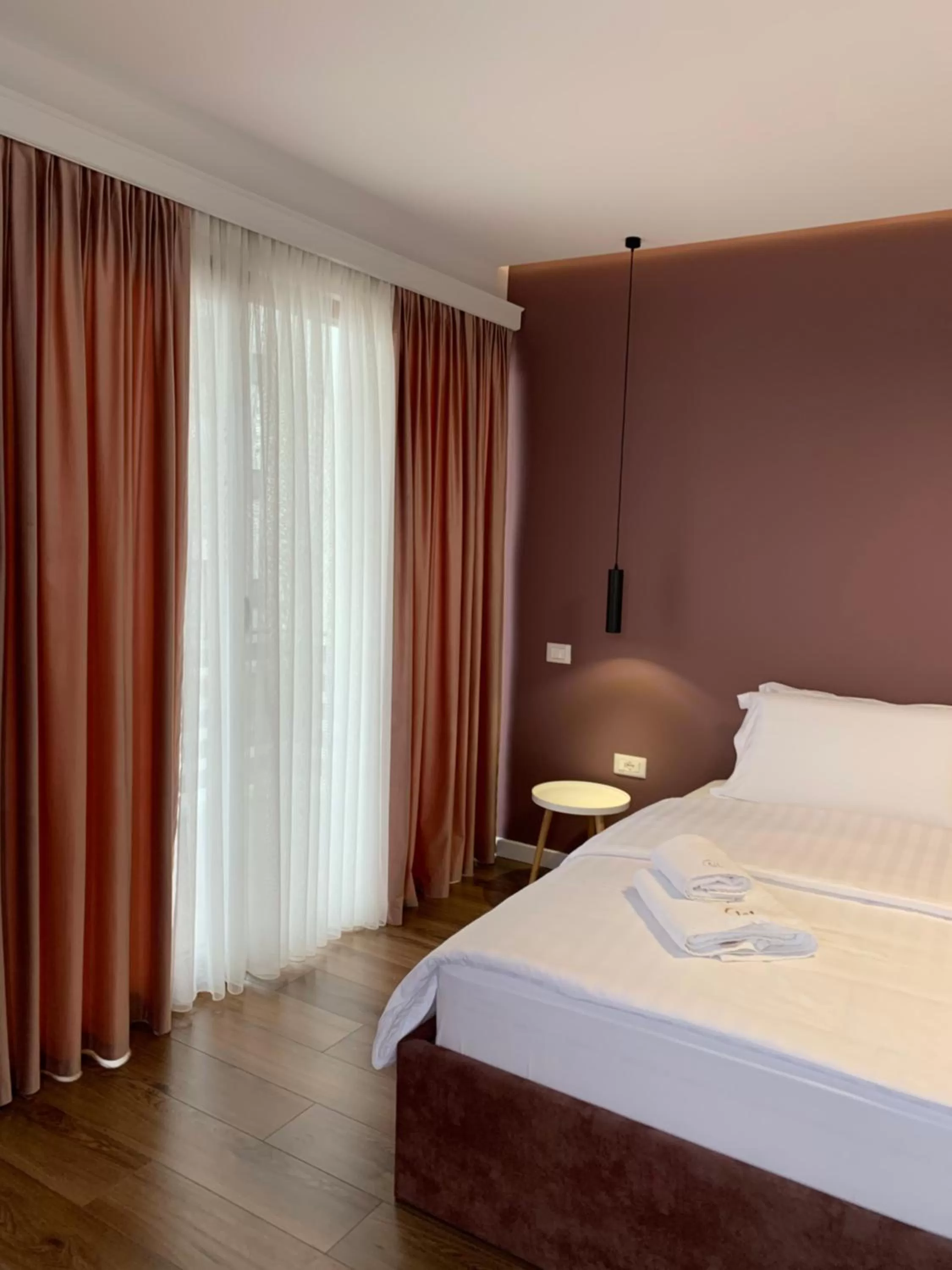 Bed in Grand Hotel Pogradec