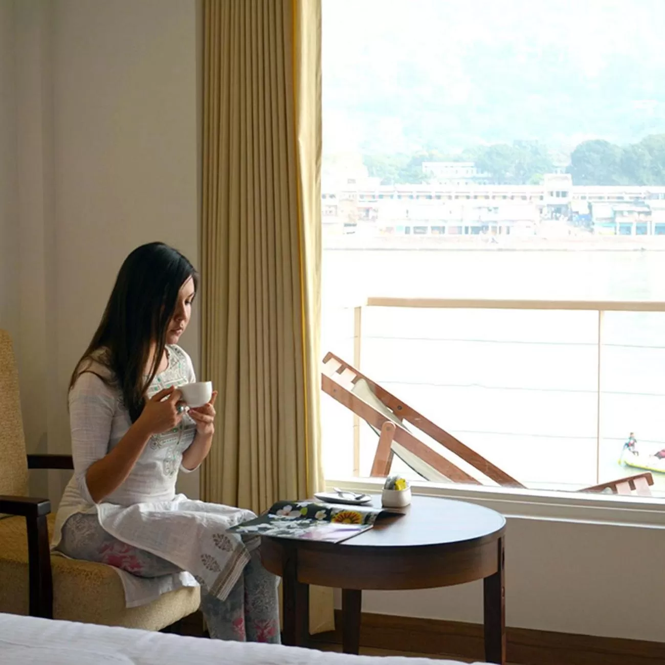 Dinner in Yog Niketan By Sanskriti