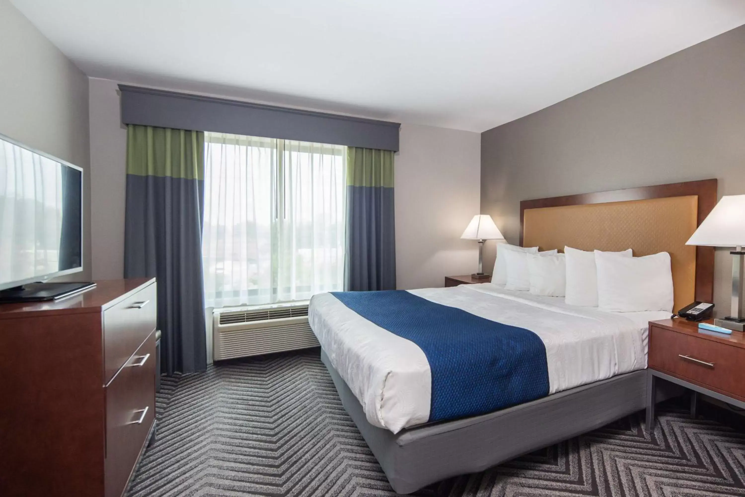 King Room with Bath Tub and View - Top Floor/Mobility Accessible/Non-Smoking in Best Western Coyote Point Inn King Room with Bath Tub and View - Top Floor/Mobility Accessible/Non-Smoking in Best Western Coyote Point Inn