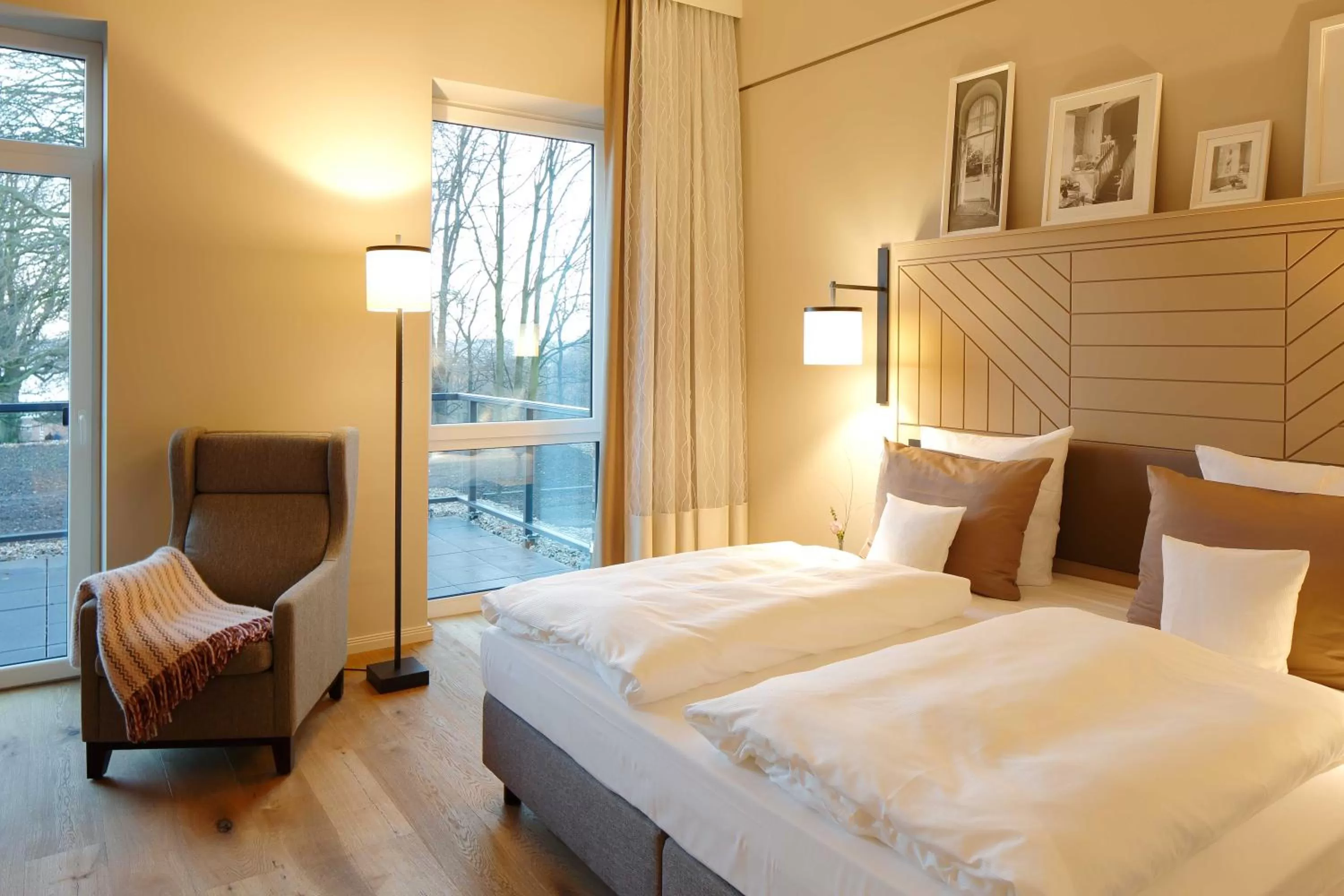 Living room, Bed in Romantik Hotel Kieler Kaufmann