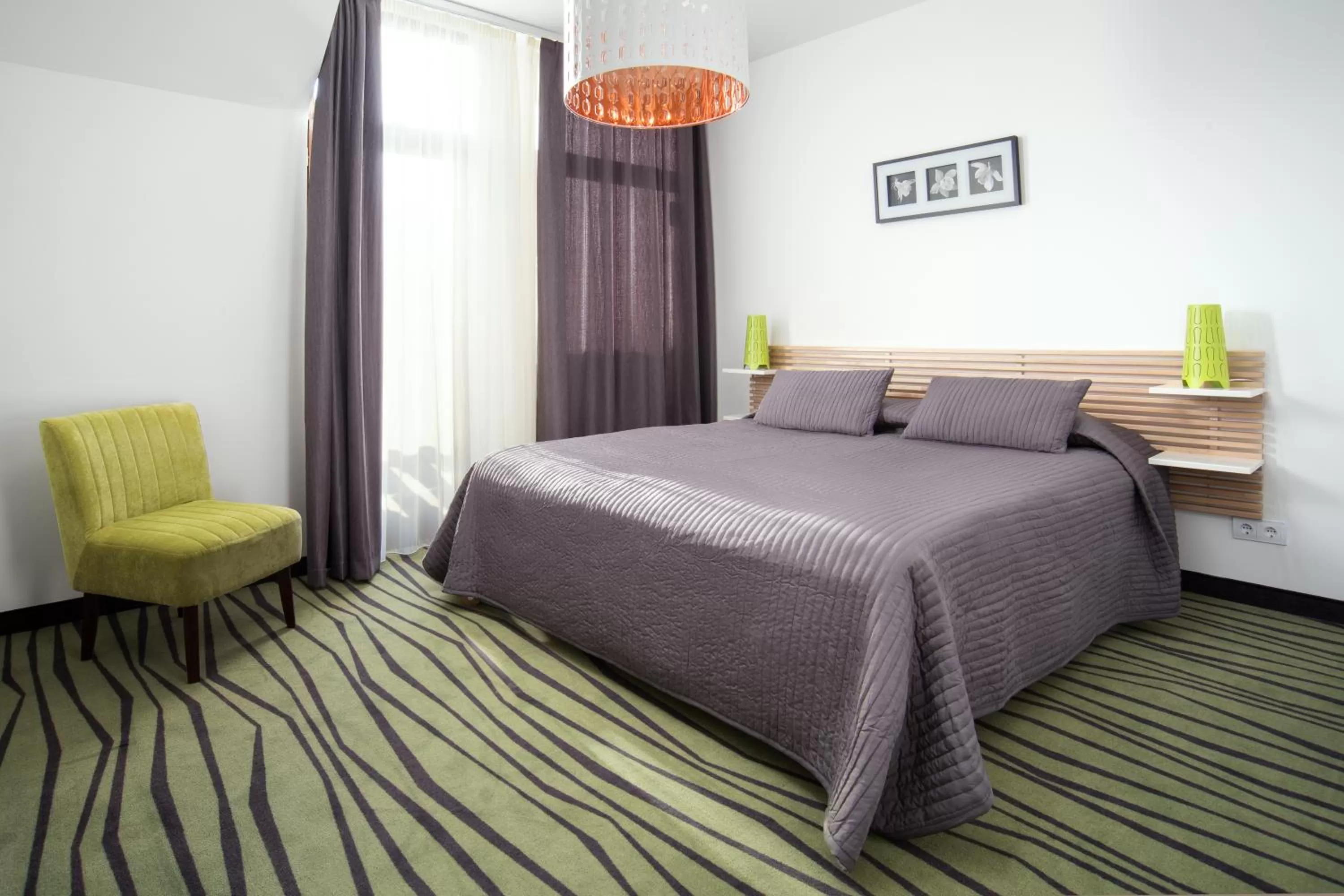 Bed in Rubin Wellness & Conference Hotel