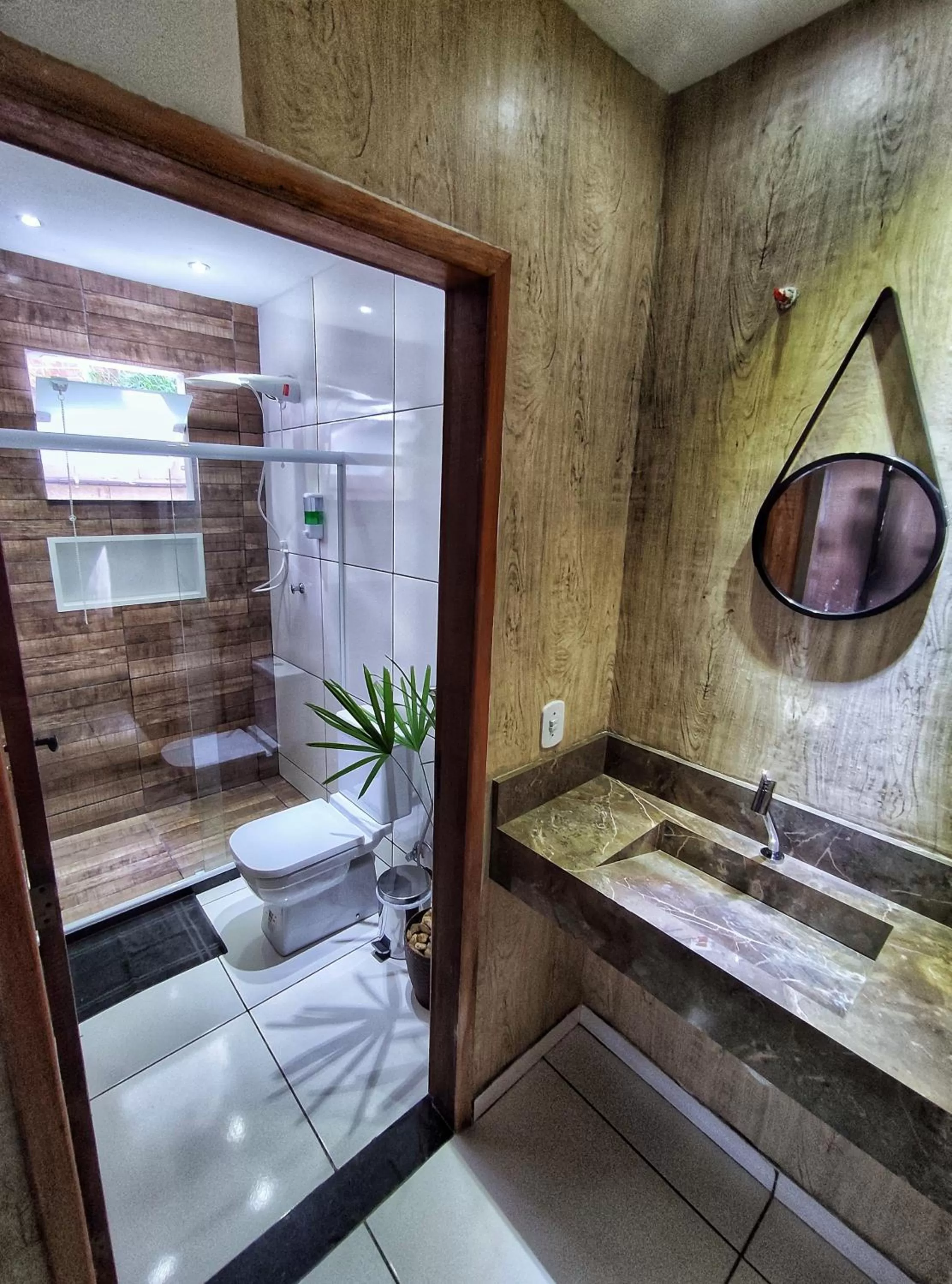 Bathroom in Pousada Bela Vista Maricá