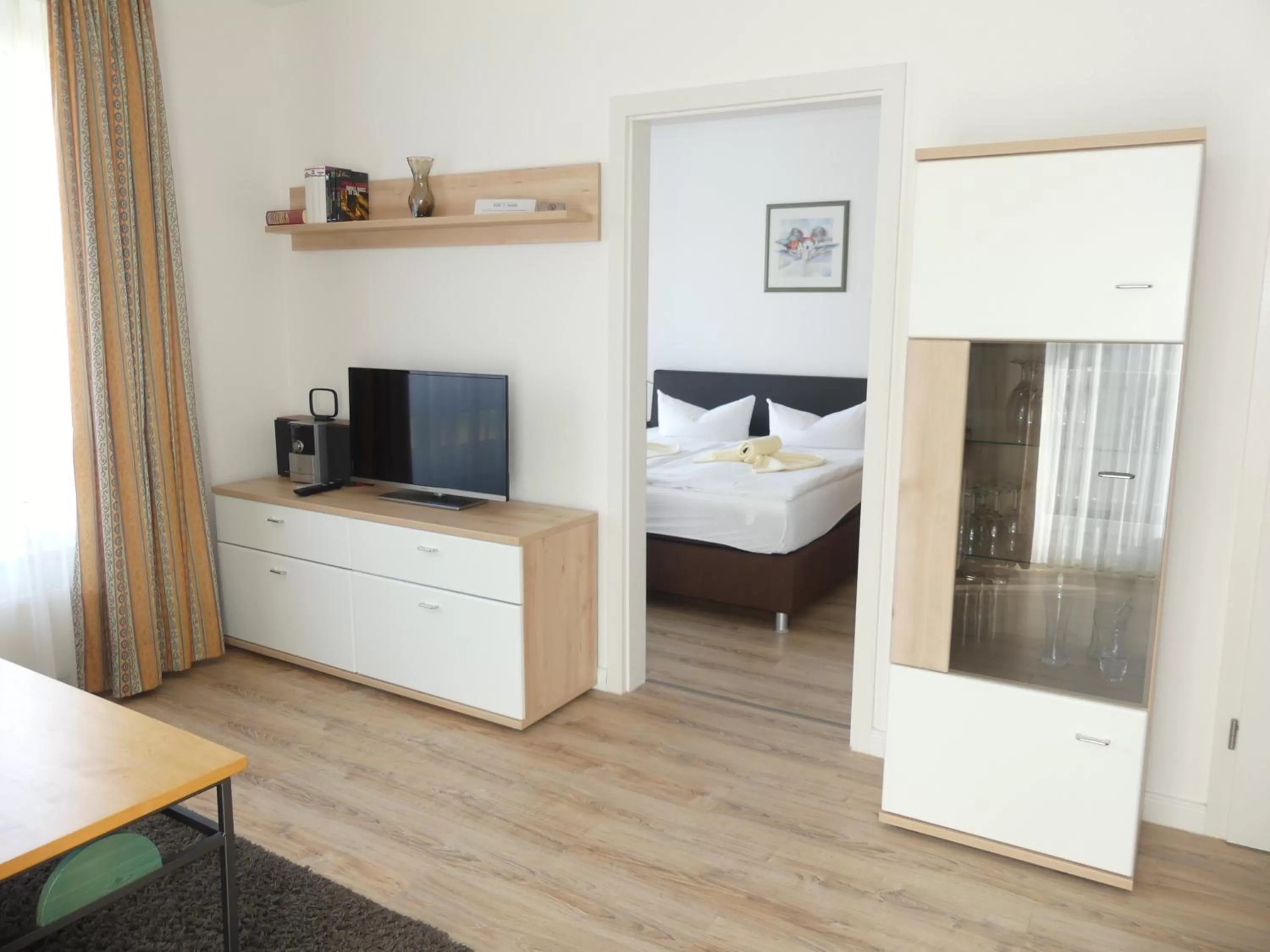 Photo of the whole room, Bed in Apartmenthaus Binzer Sterne