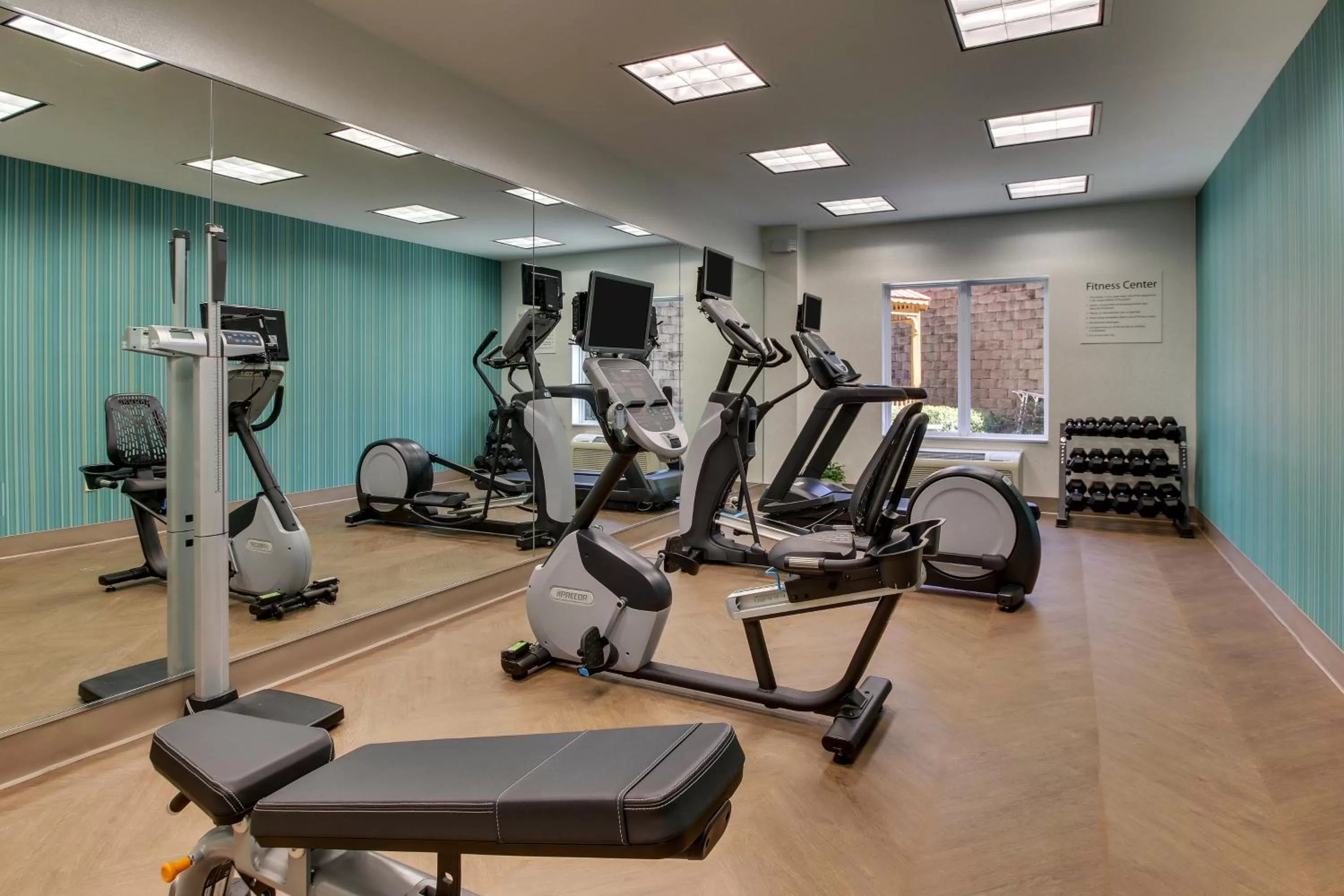 Fitness centre/facilities in Holiday Inn Express & Suites Columbus - Ft Benning Maingate by IHG