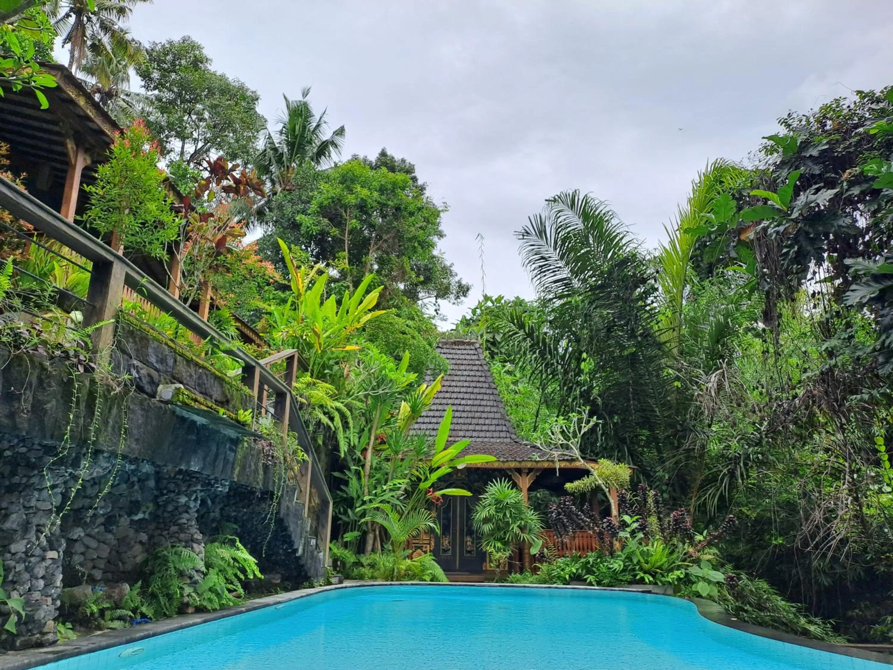 Pool view in Parvati Retreat Villas