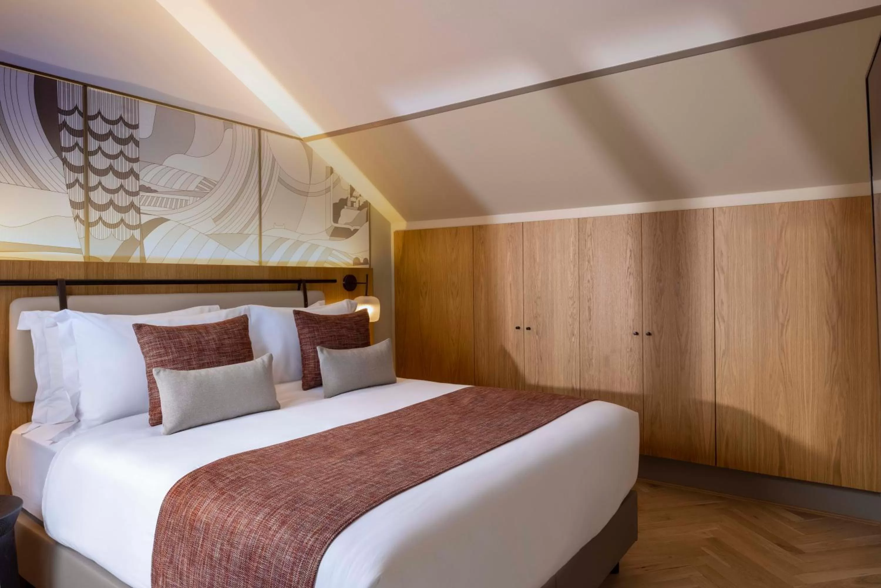 Bed in Hotel La Diligence