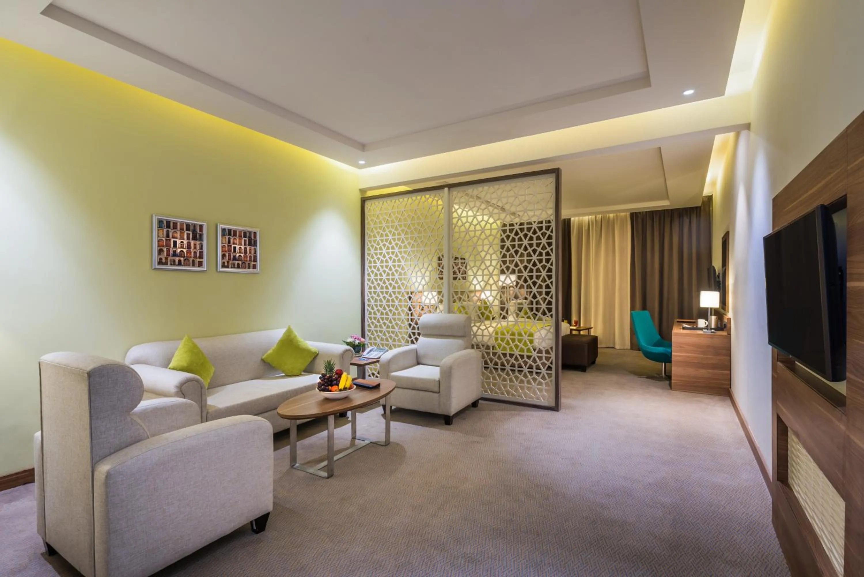 Seating area in Mena Hotel Tabuk