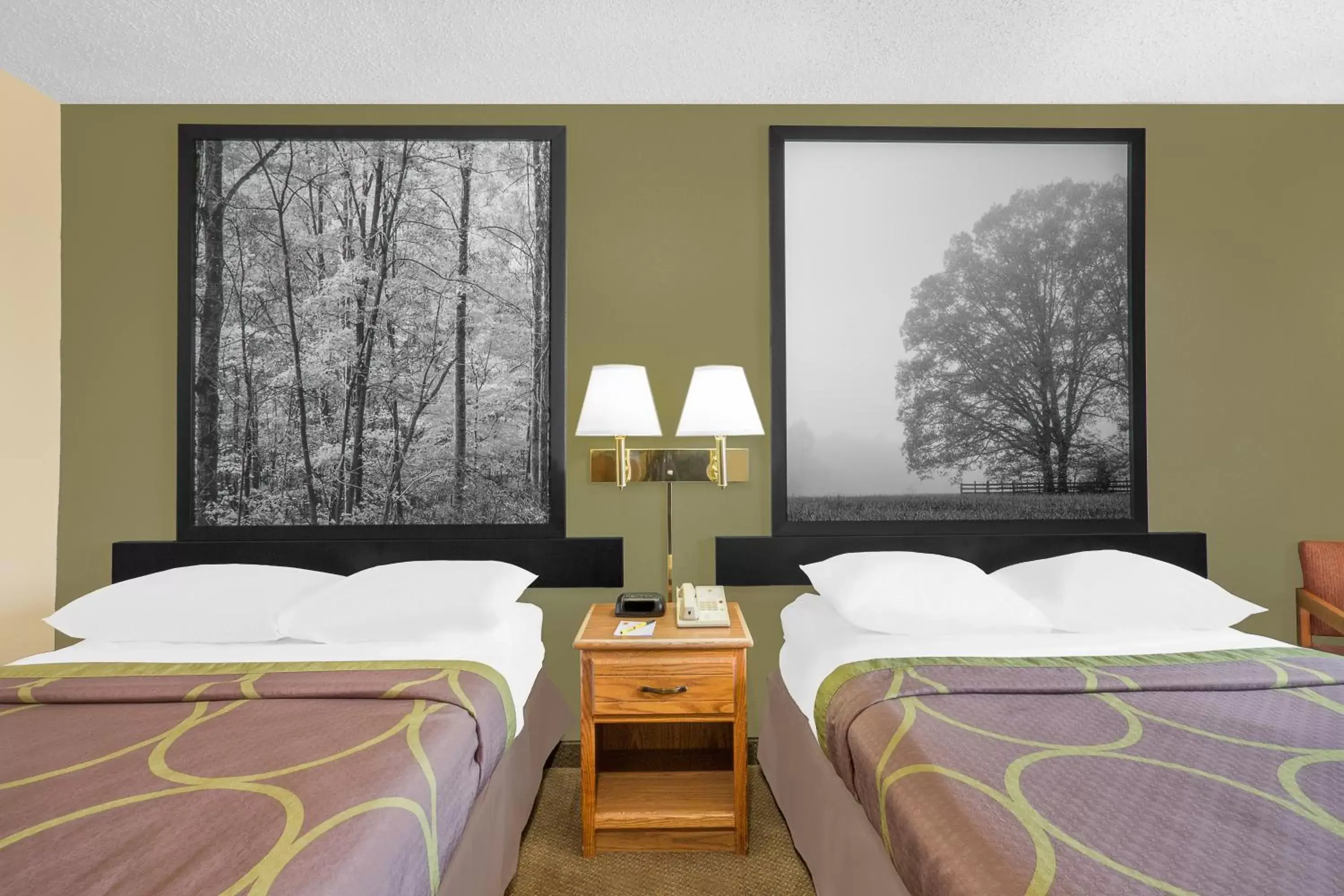 Double Room with Two Double Beds - Smoking in Super 8 by Wyndham Roanoke VA Double Room with Two Double Beds - Smoking in Super 8 by Wyndham Roanoke VA