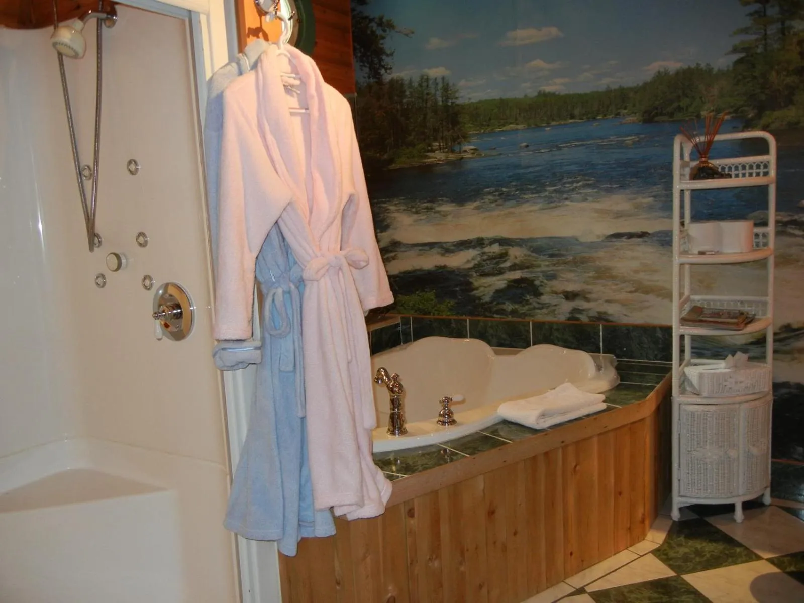 Bathroom in Auberge du Sault-à-la-Puce