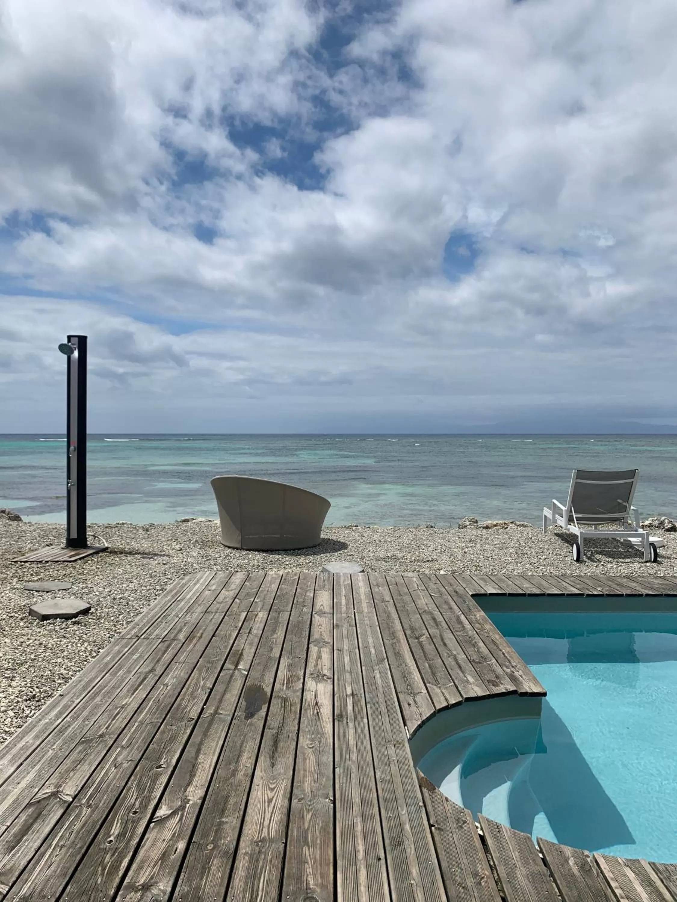 Pool view in Coco Beach Marie-Galante
