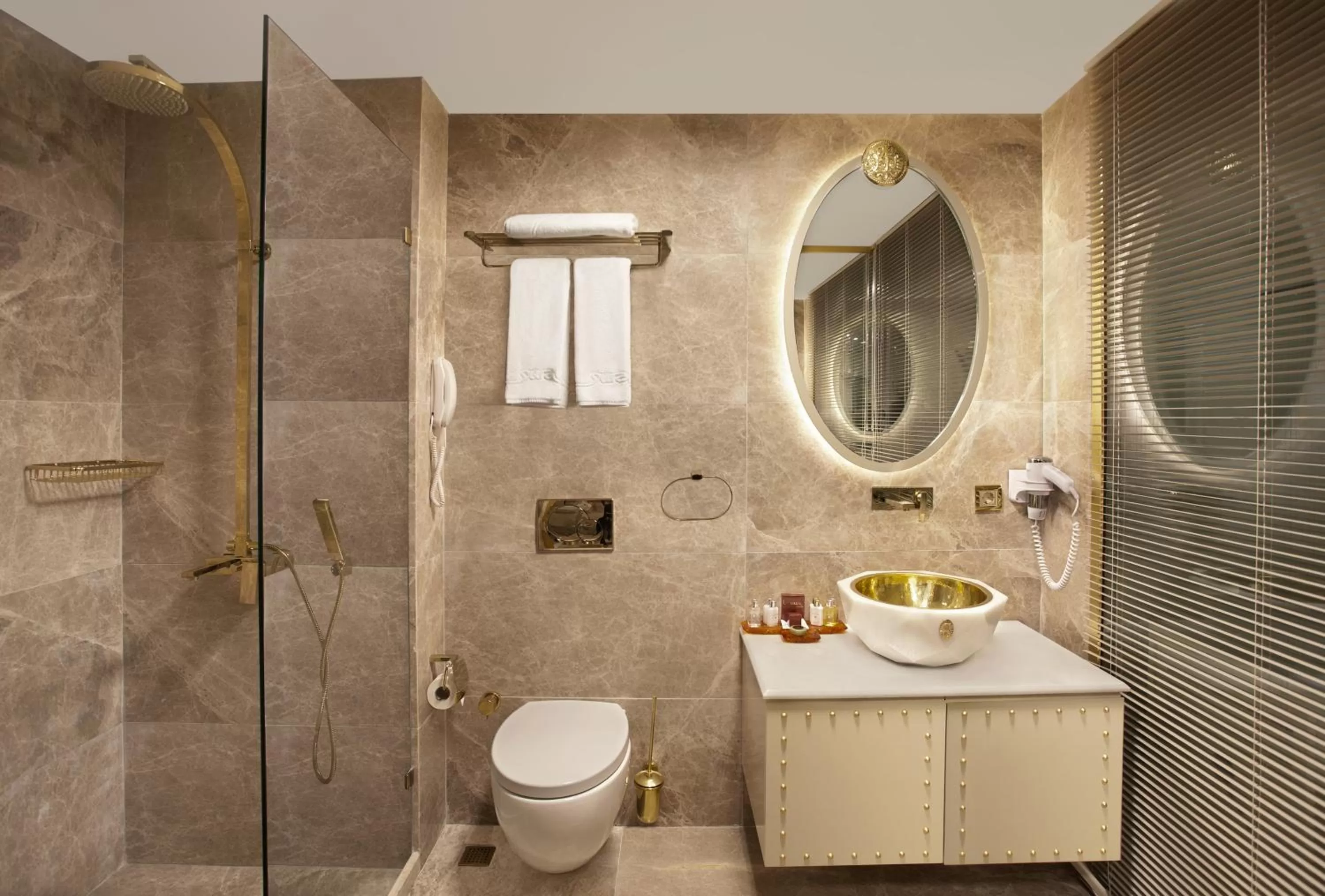 Shower in Sura Design Hotel & Suites
