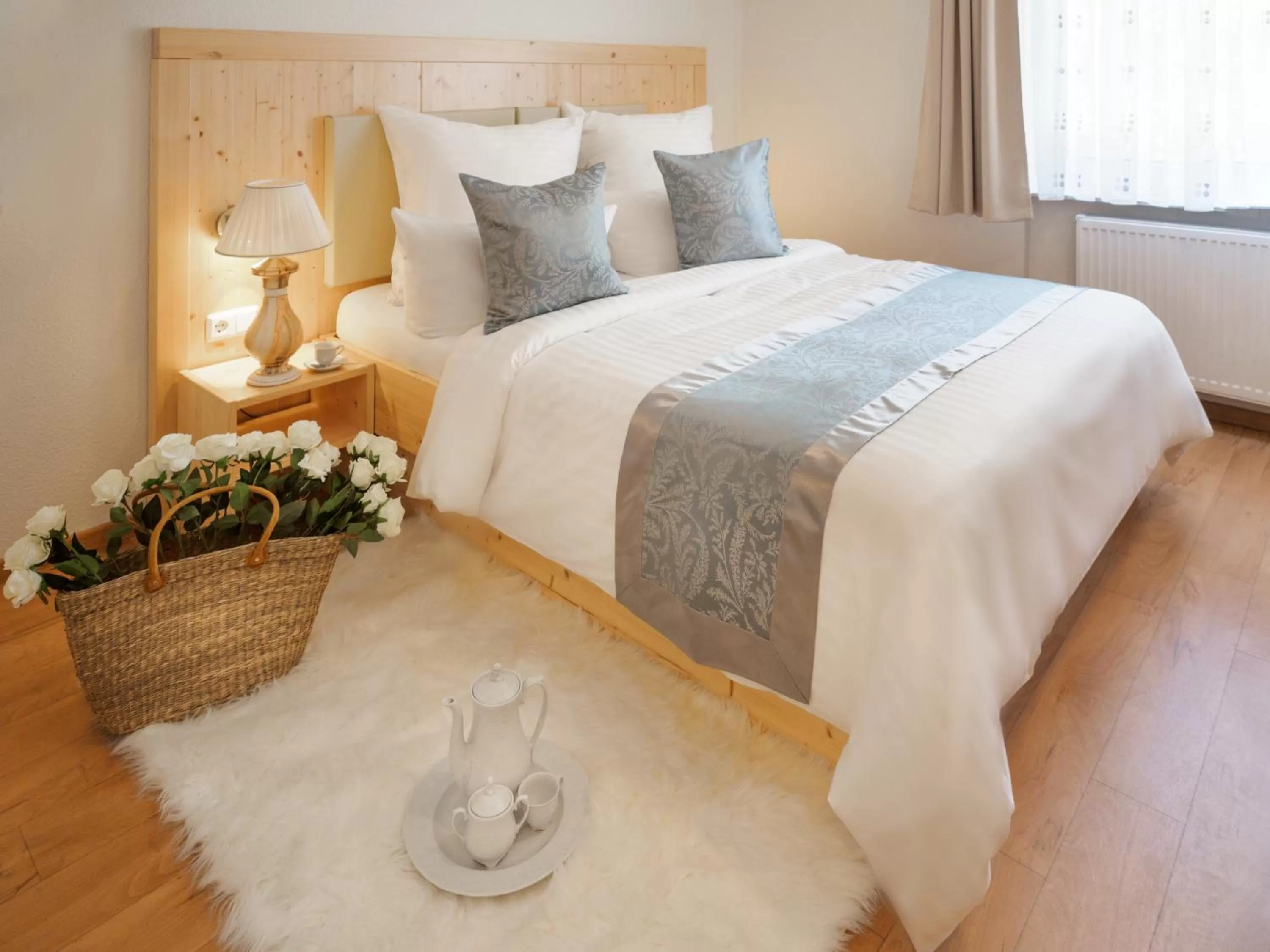 Bed in REGIOHOTEL Germania Bad Harzburg - #DirektAmKurpark #Wellnessbereich #Frühstücksbuffet #FreeParking