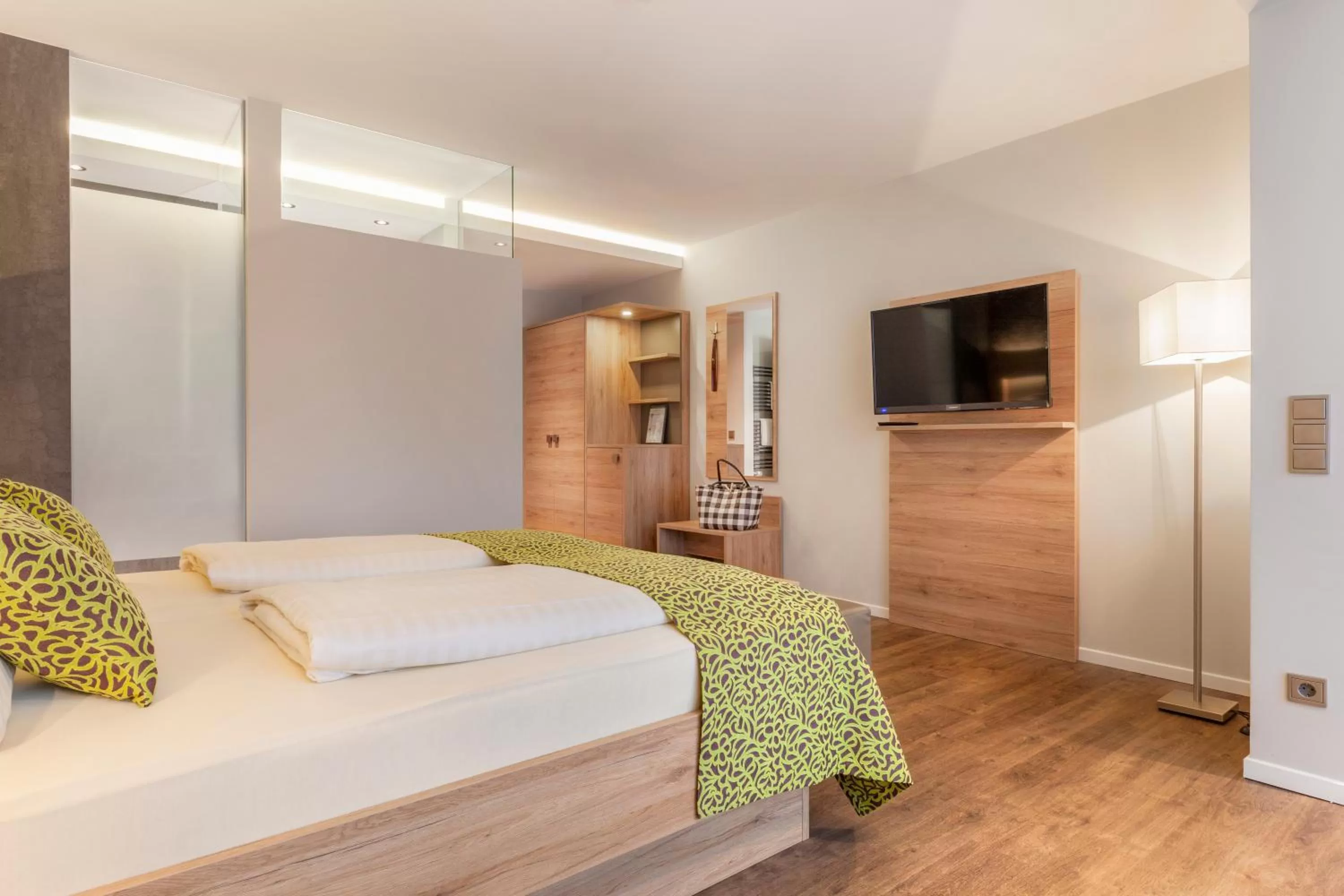 Bedroom, Bed in Landidyll Hotel zum Freden