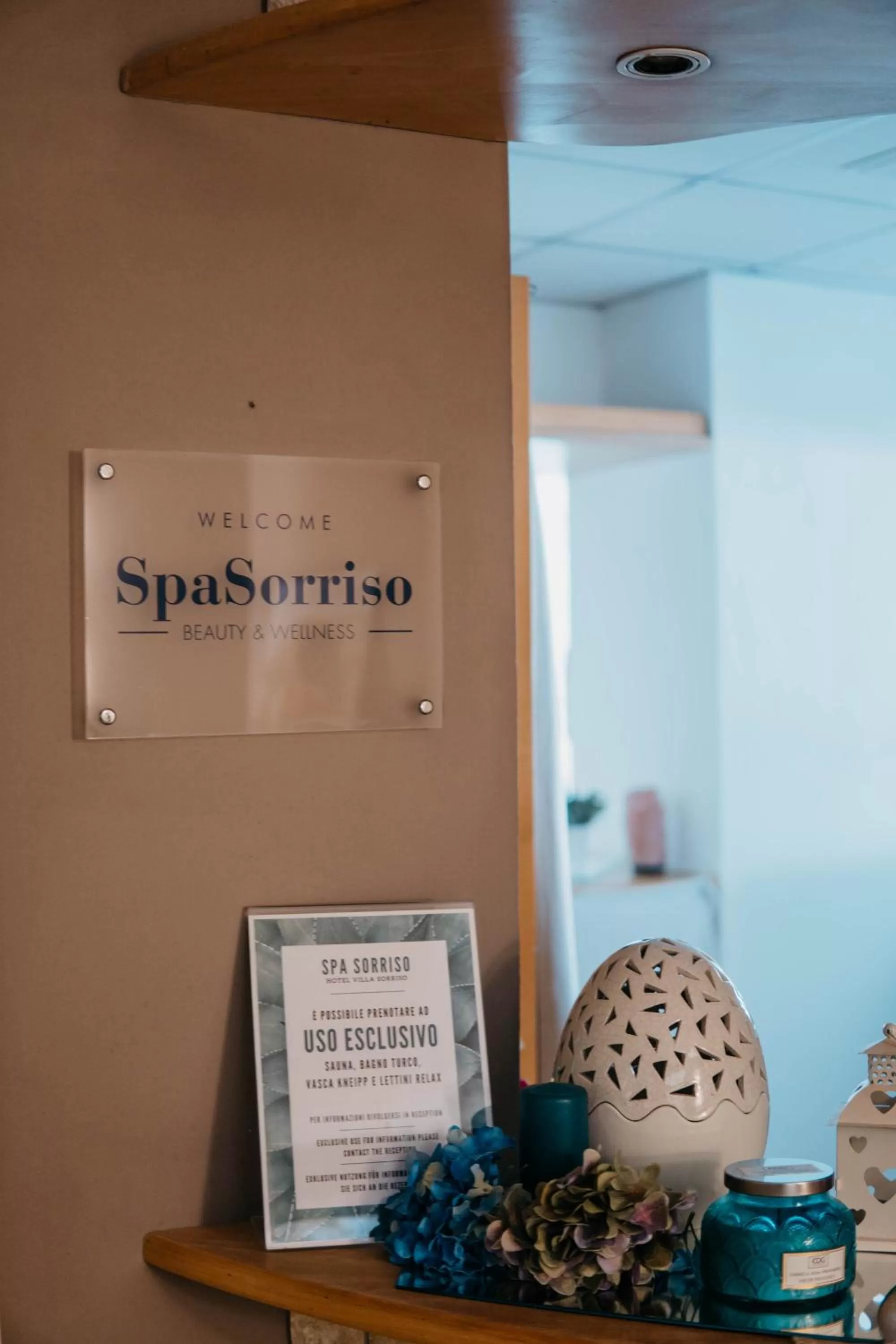 Spa and wellness centre/facilities in Hotel Villa Sorriso