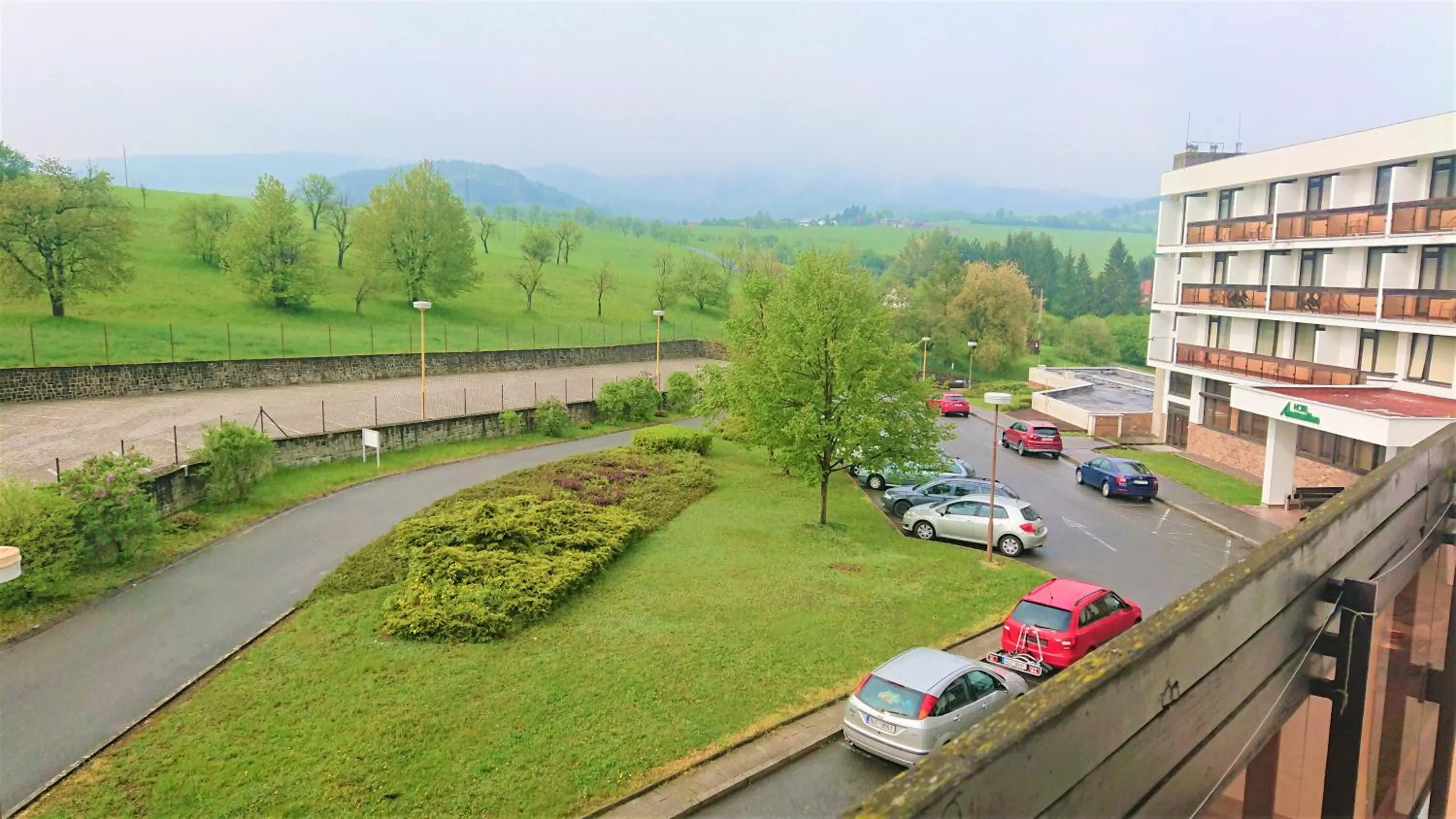 Garden view in Hotel Adamantino
