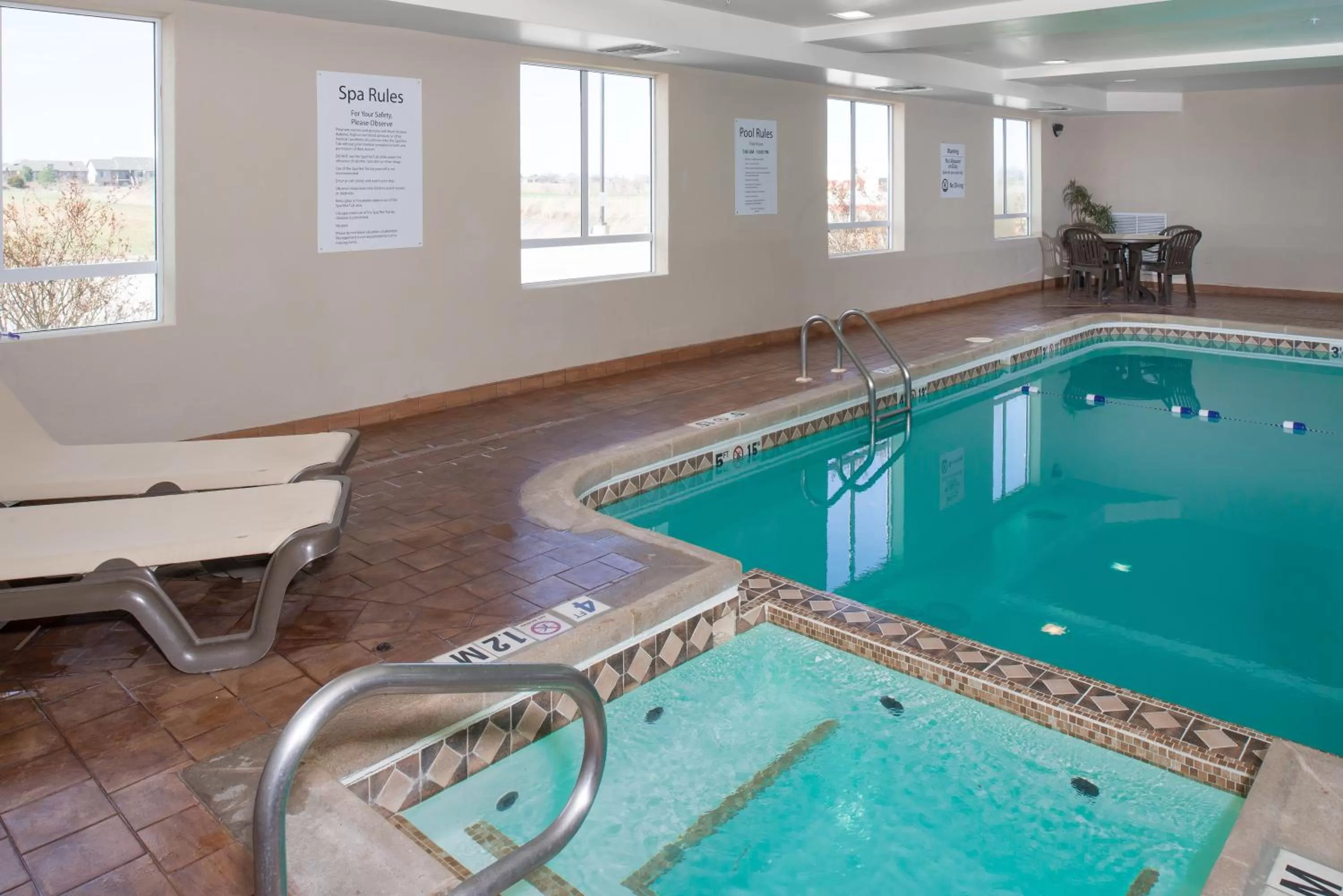 Swimming pool in Holiday Inn Express Northwest Maize by IHG