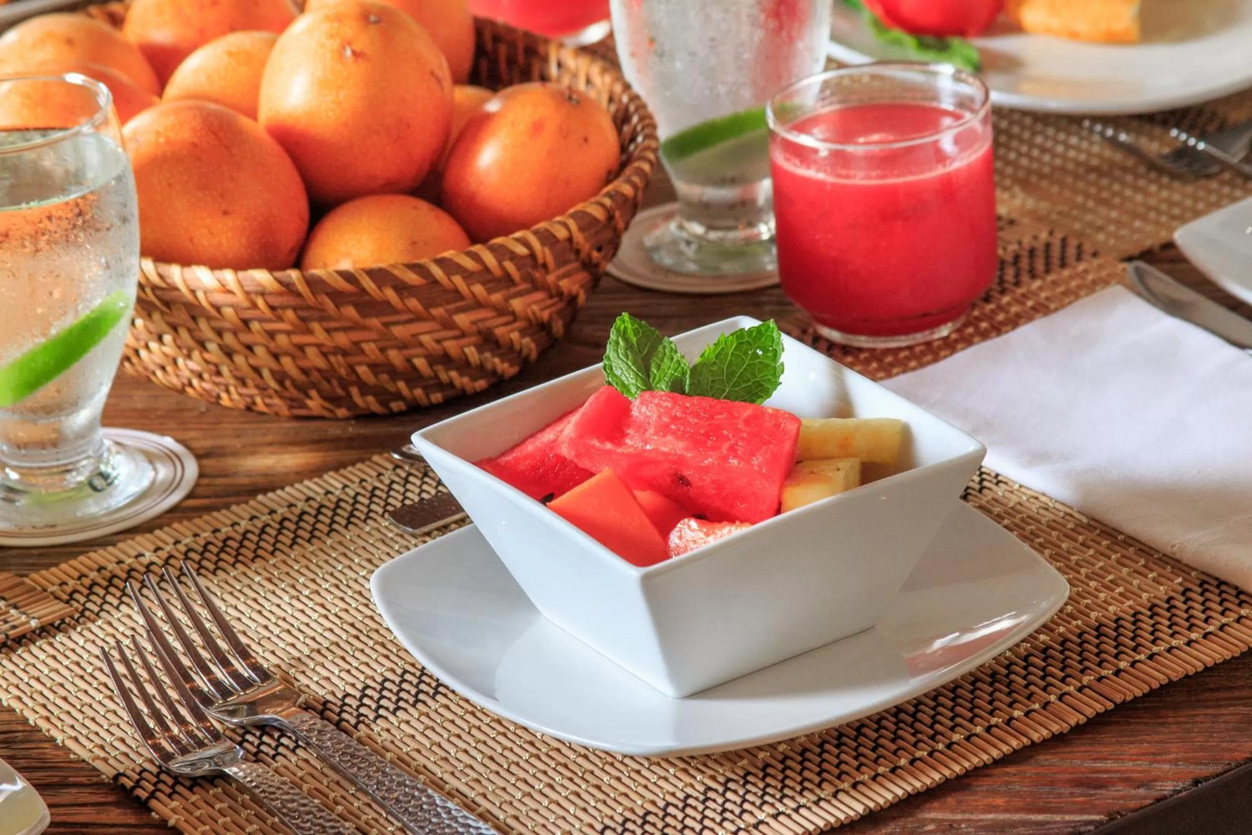 Continental breakfast in Hotel Boutique Casa del Coliseo
