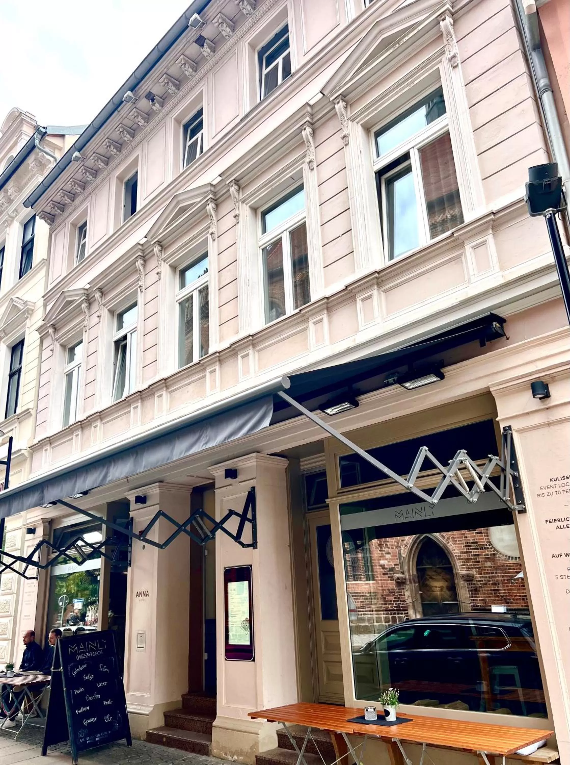 Property building in Hotel Anna