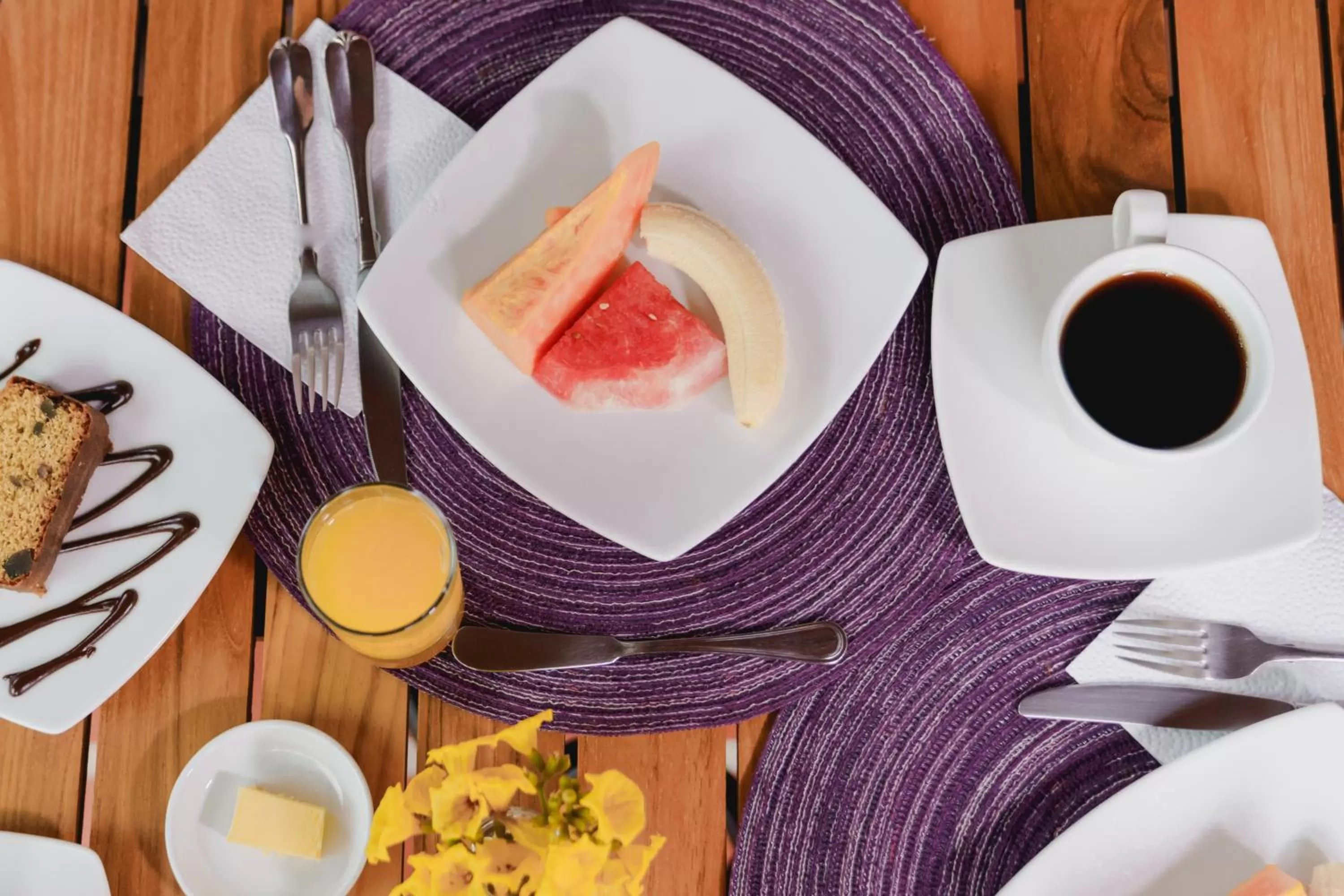 Food close-up, Breakfast in Hotel Galapagos Suites B&B