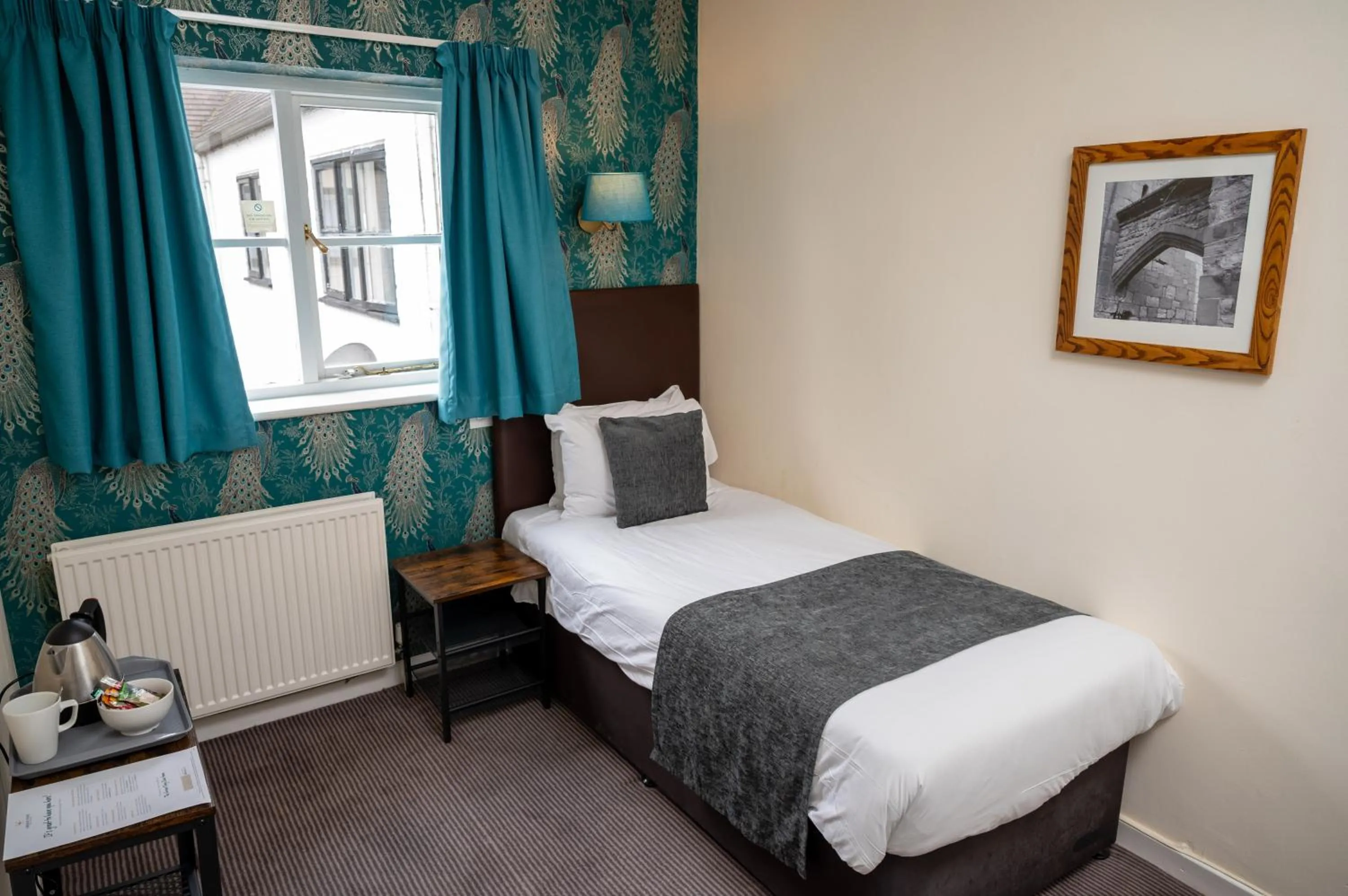 Bedroom, Bed in Bell Hotel by Greene King Inns