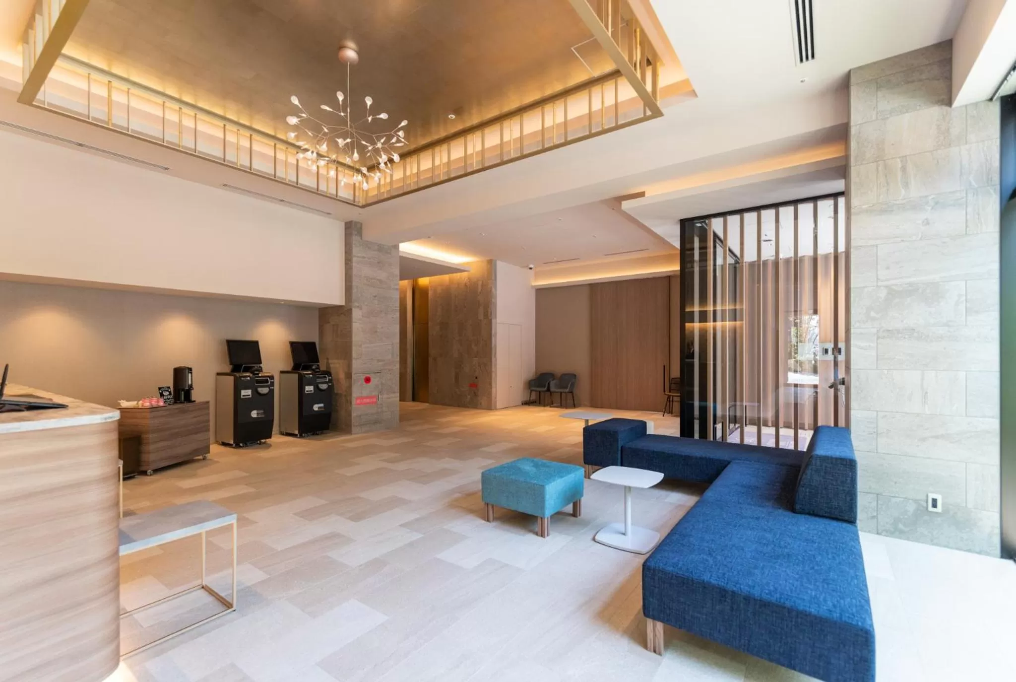 Lobby or reception in Hiyori Hotel Osaka Namba Station