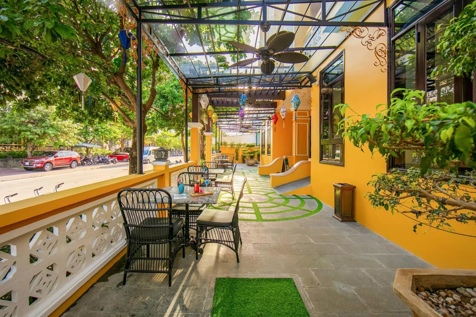 Garden in La Charm Hoi An Hotel & Spa