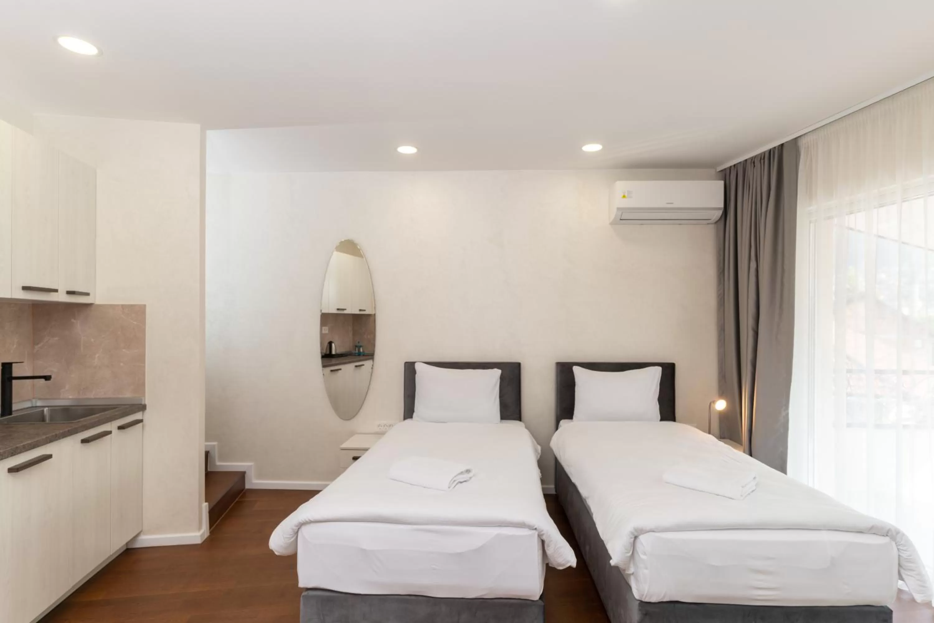 Bedroom, Bed in Ornament Hotel and Apartments