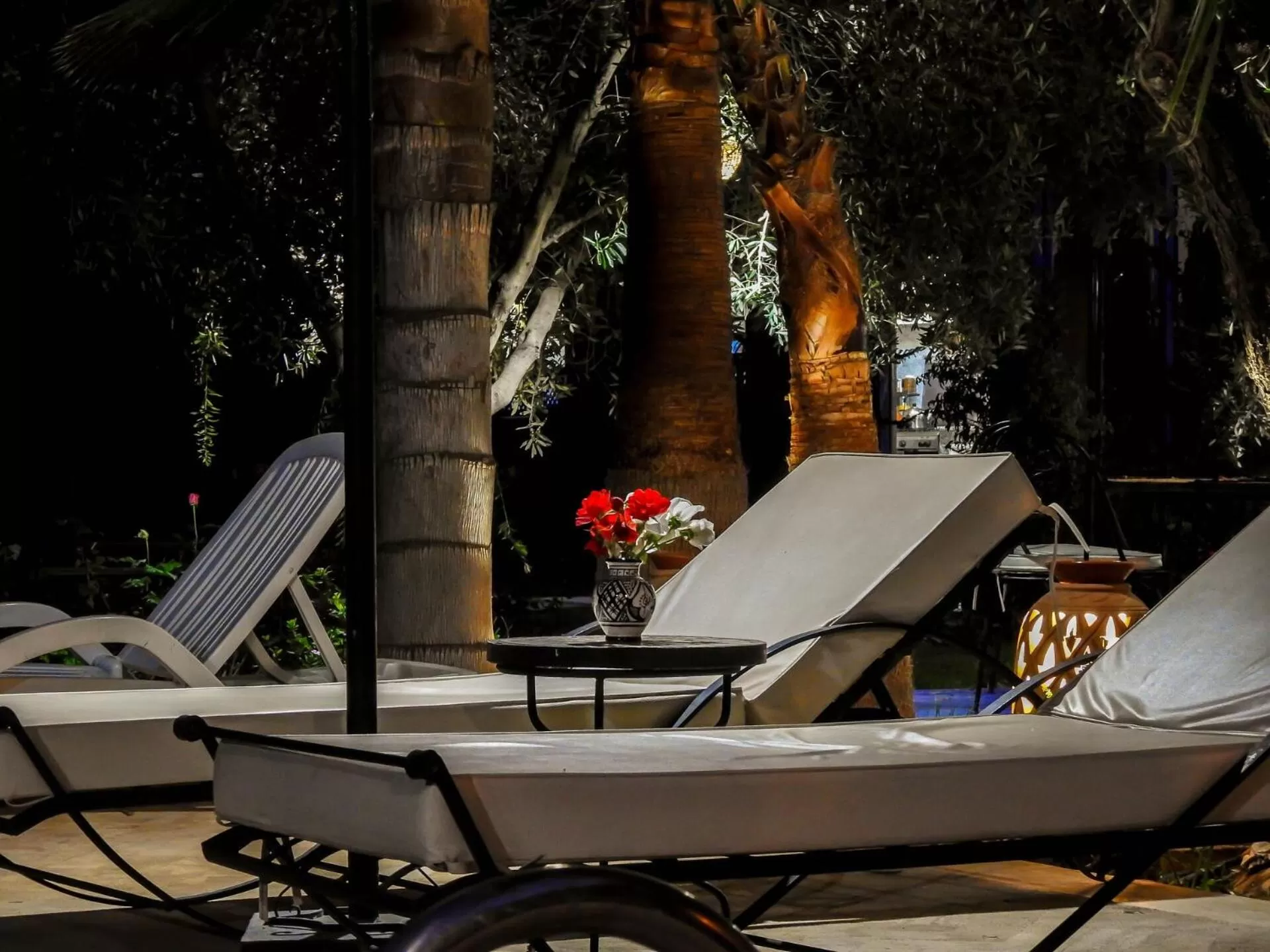 Patio in Le Bleu House