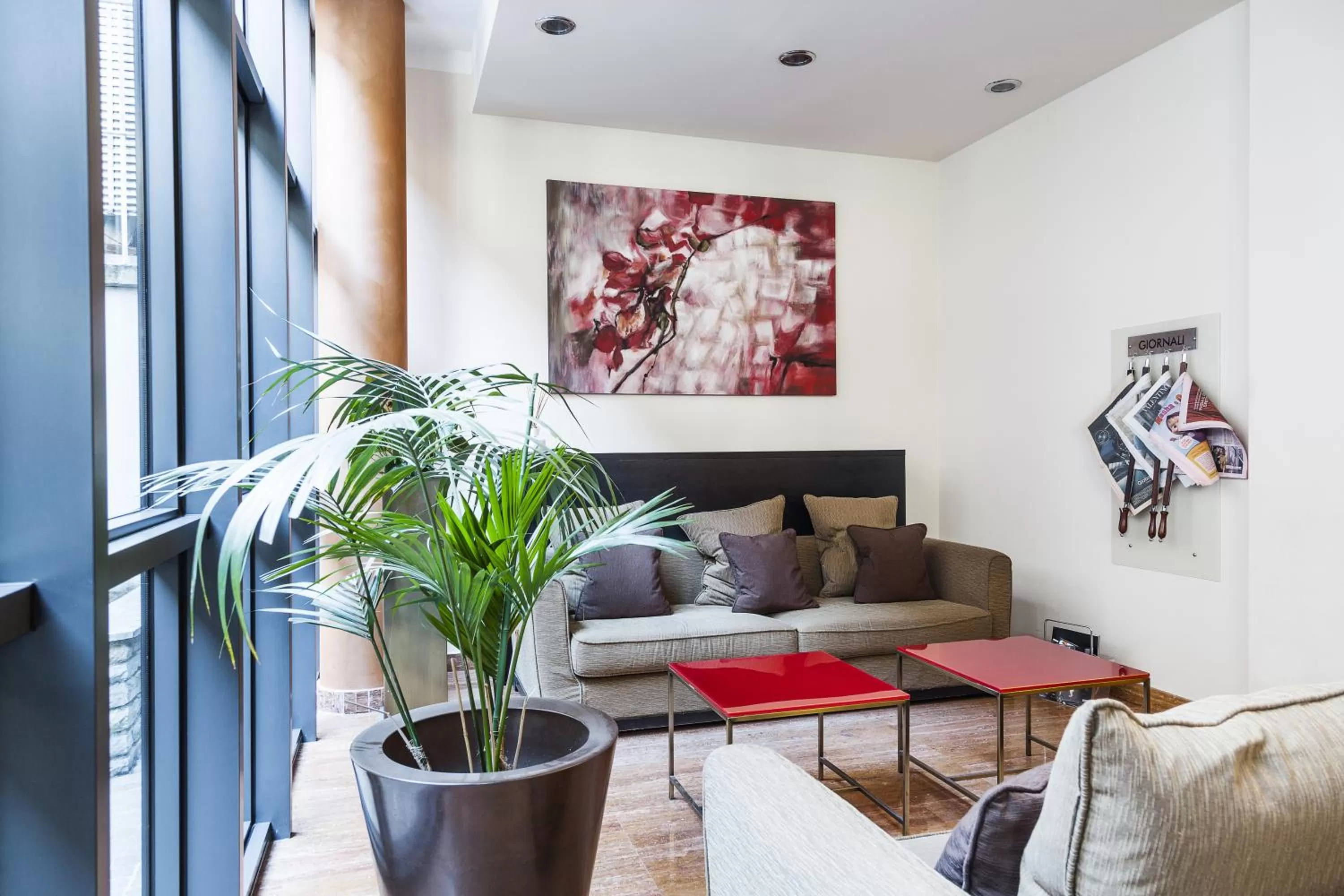 Lobby or reception in Hotel Des Etrangers