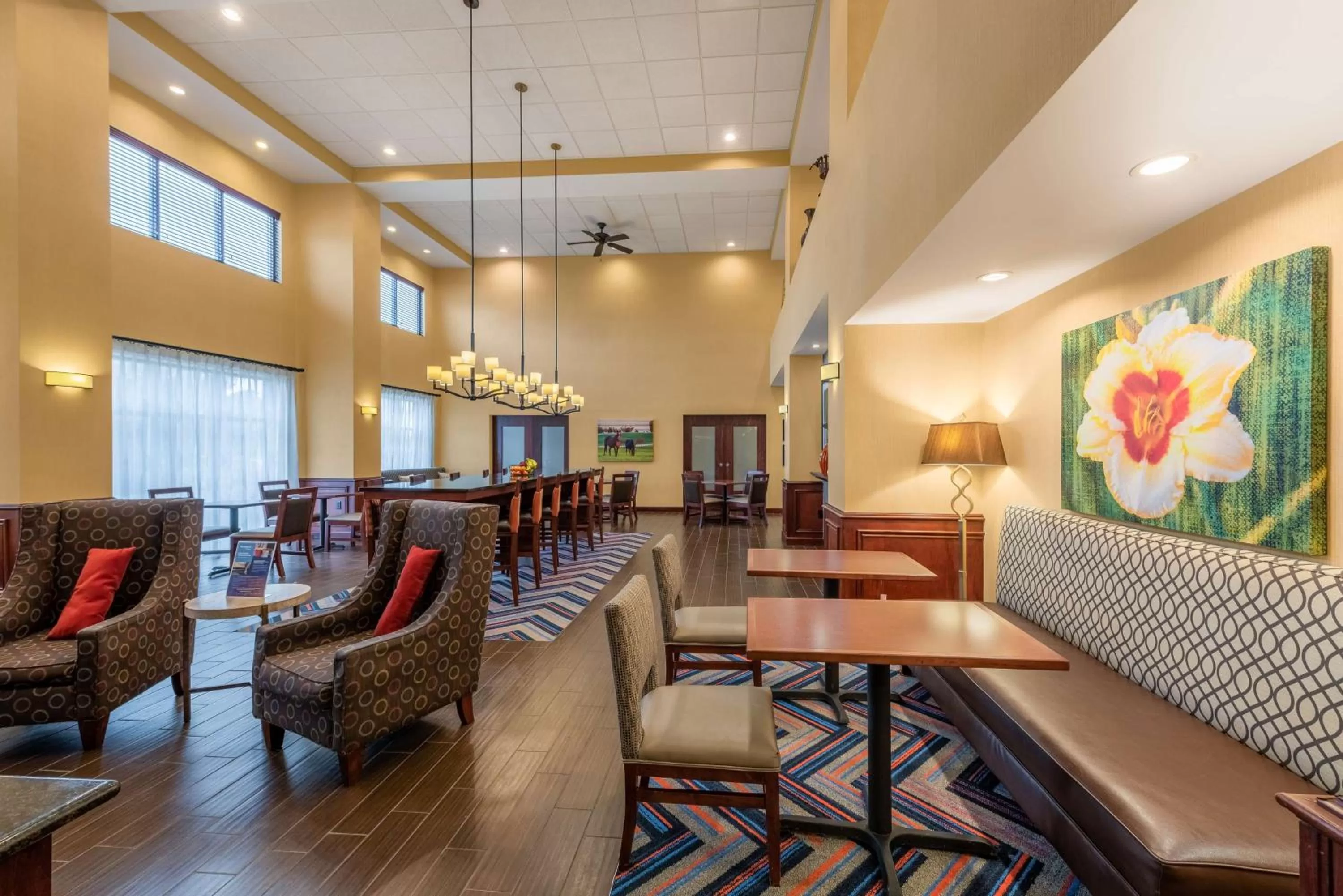 Lobby or reception in Hampton Inn & Suites Hopkinsville