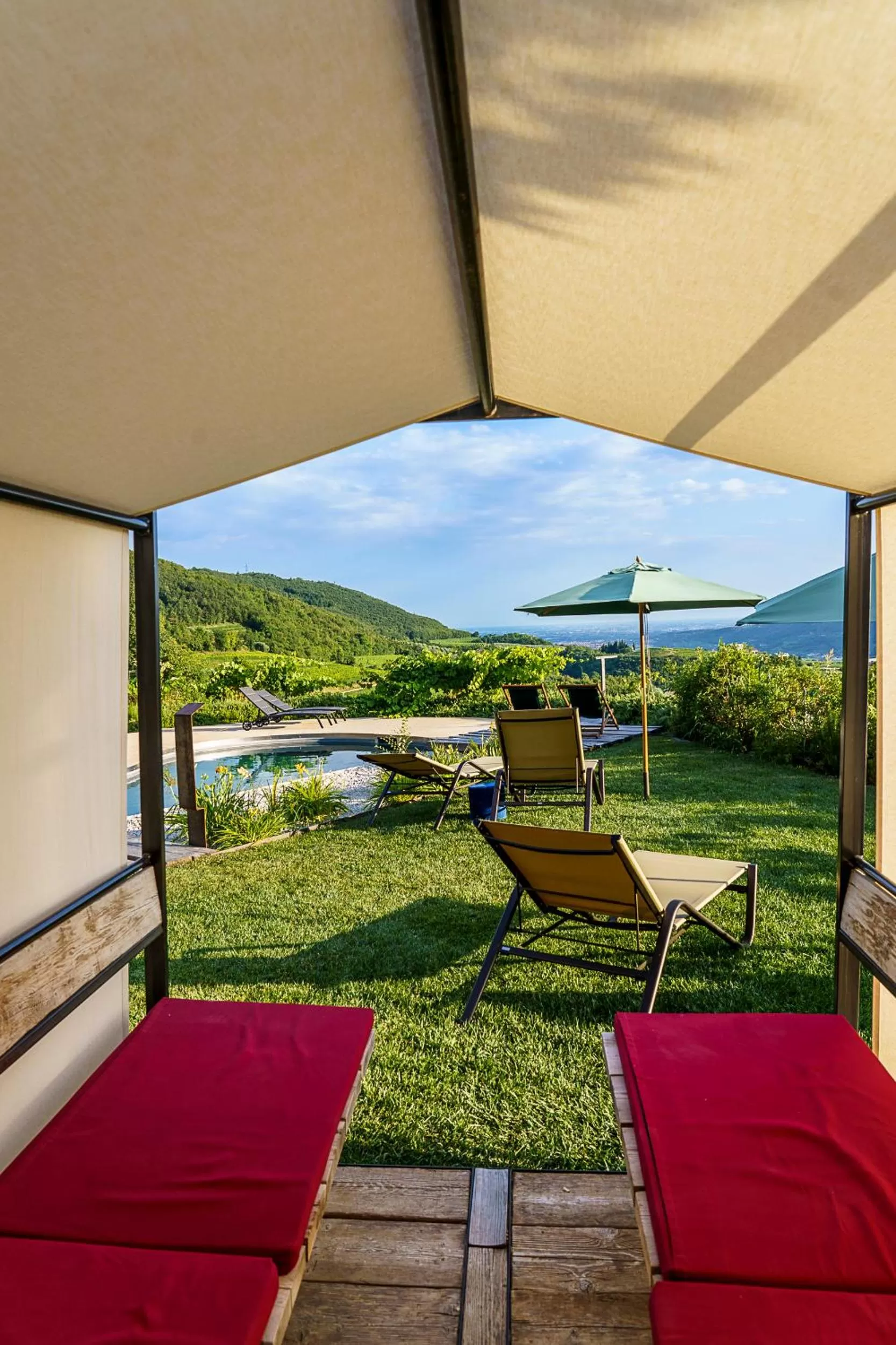 Natural landscape in Villa Balis Crema Verona Hills