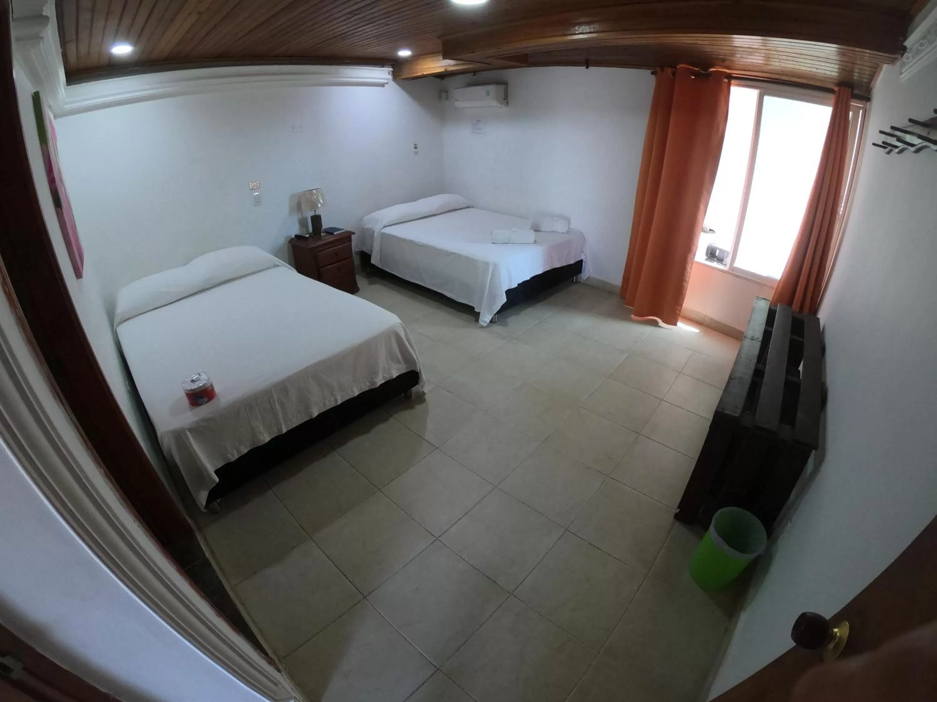 Decorative detail, Bed in The Rock House Eco