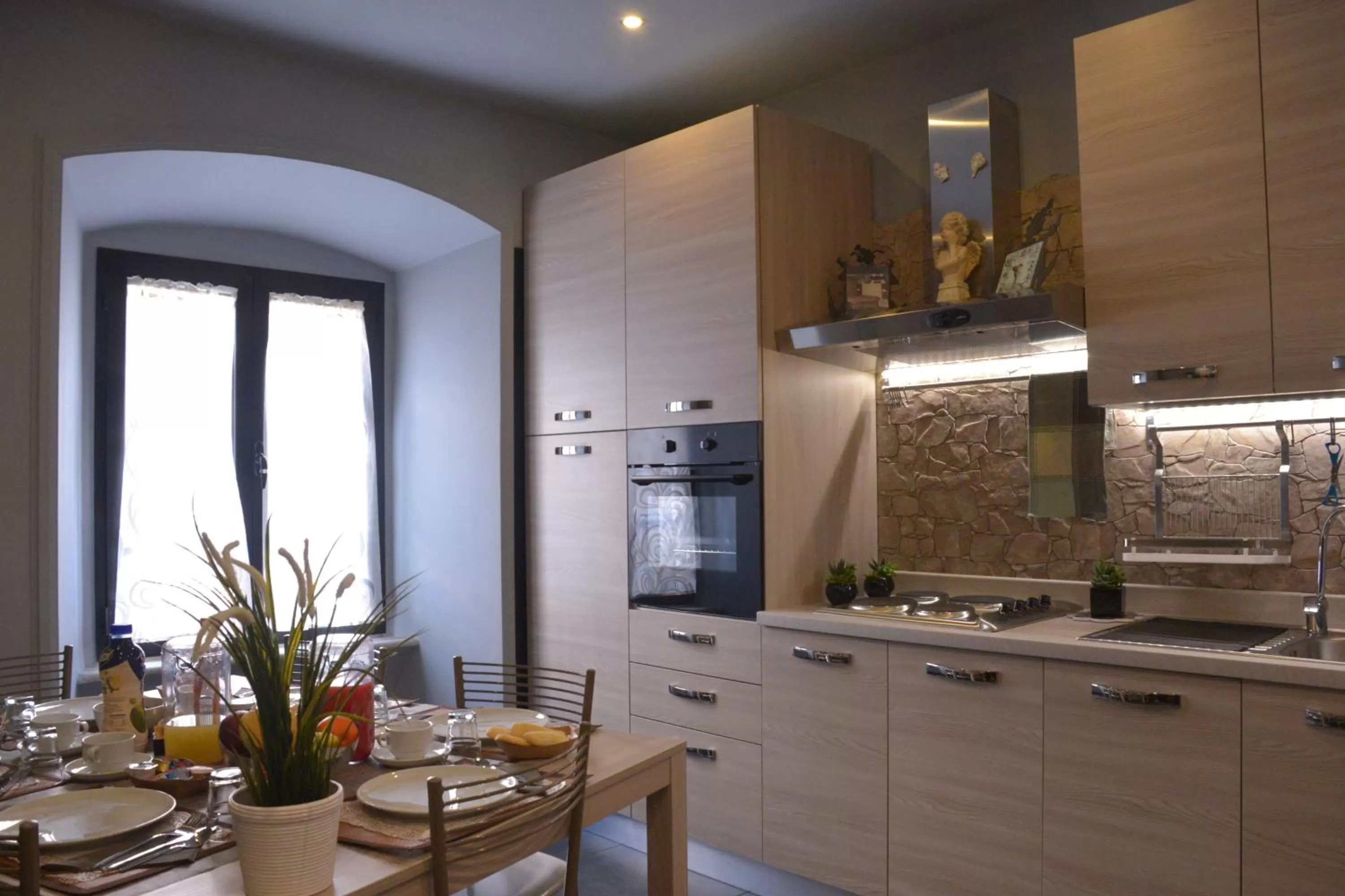Kitchen or kitchenette in B&B La Casa Di Patty