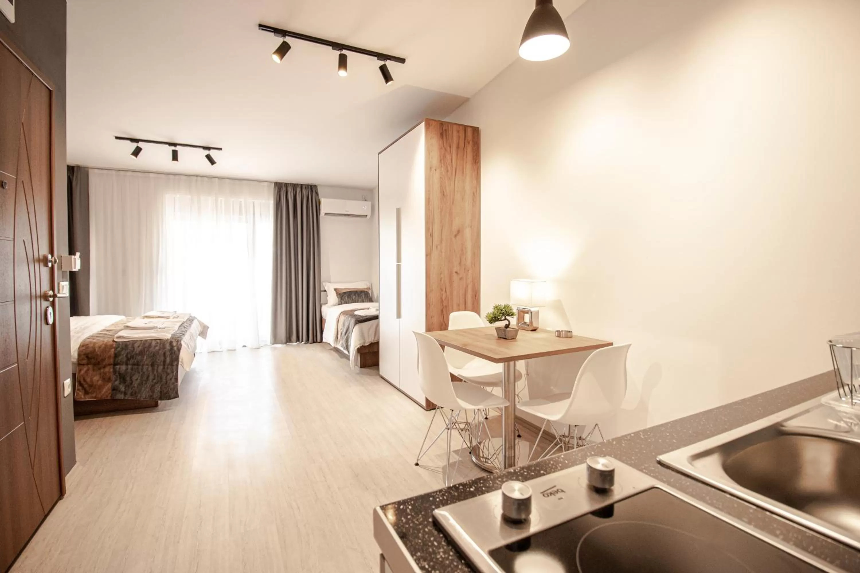 Seating area in OASIS Apartments