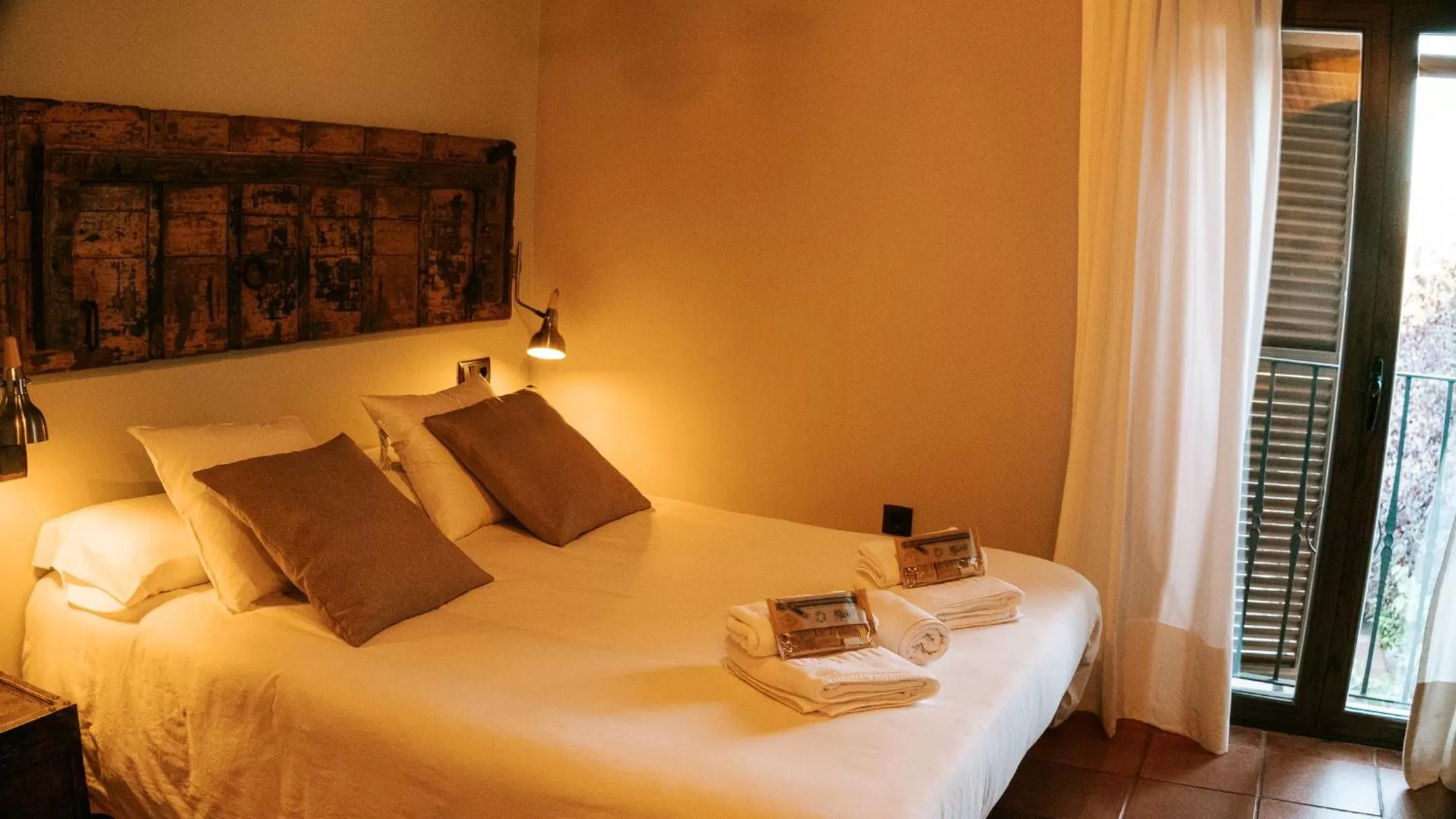 Bed in Hospedería Ballesteros