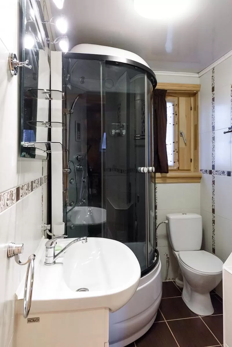 Bathroom in Svečių namai Smalvas