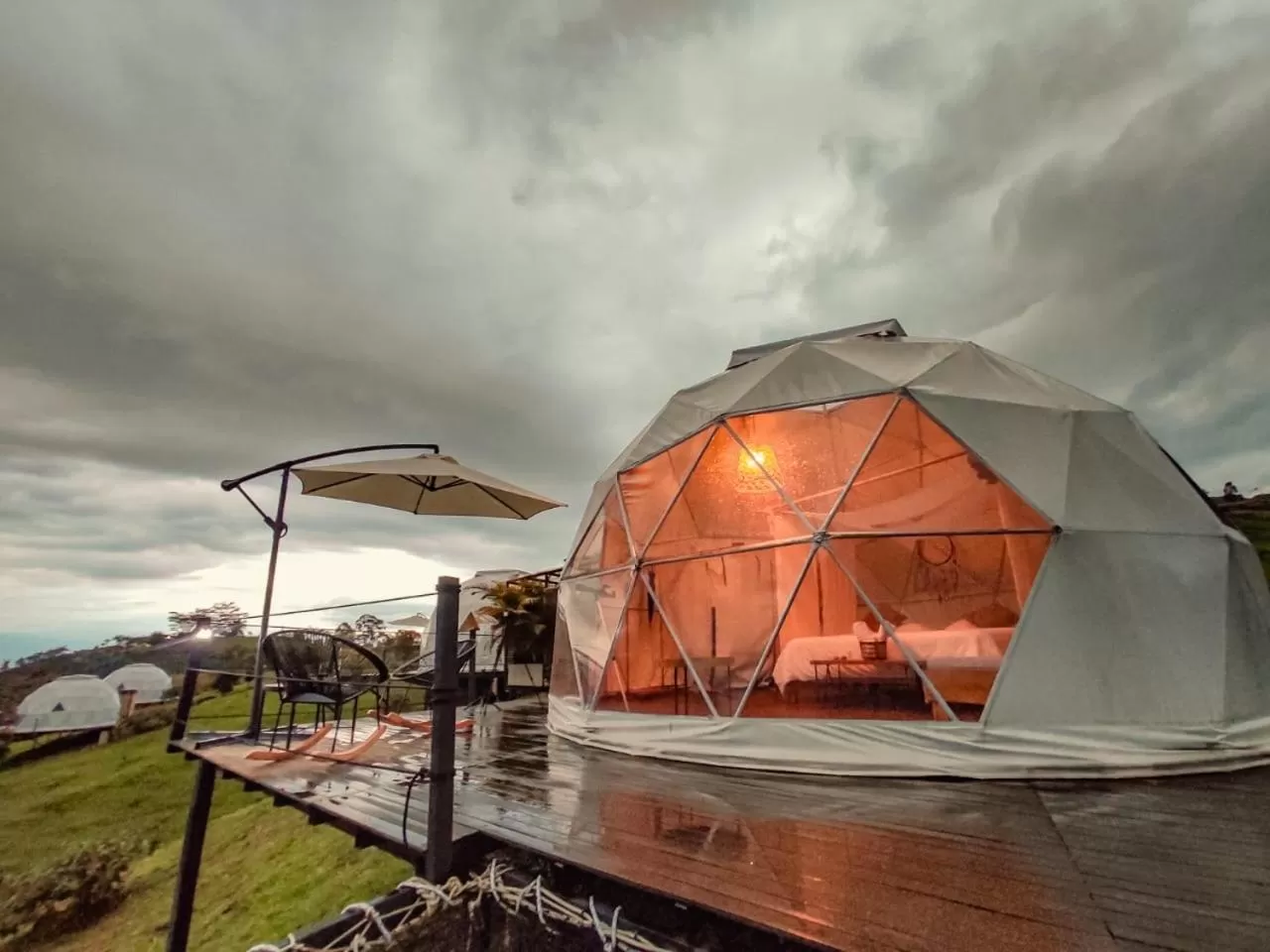 Photo of the whole room in Ecohotel Monte Tierra Habitaciones y Glamping