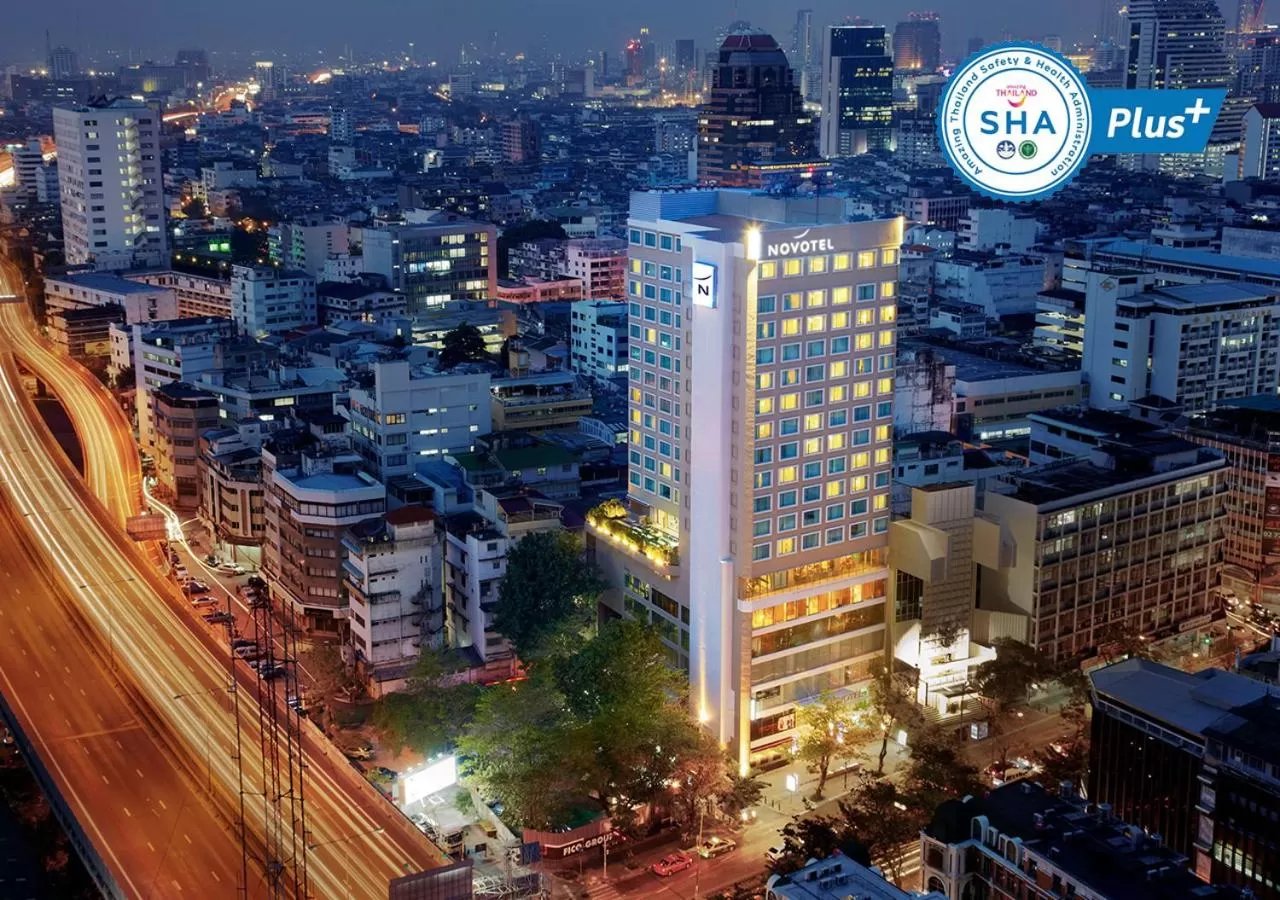 Property building, Bird's-eye View in Novotel Bangkok Silom Road Hotel