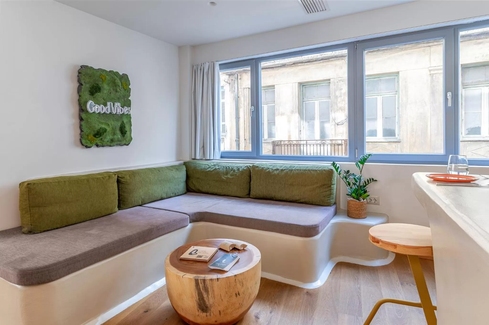 Living room in LOFUS Bio-Suites