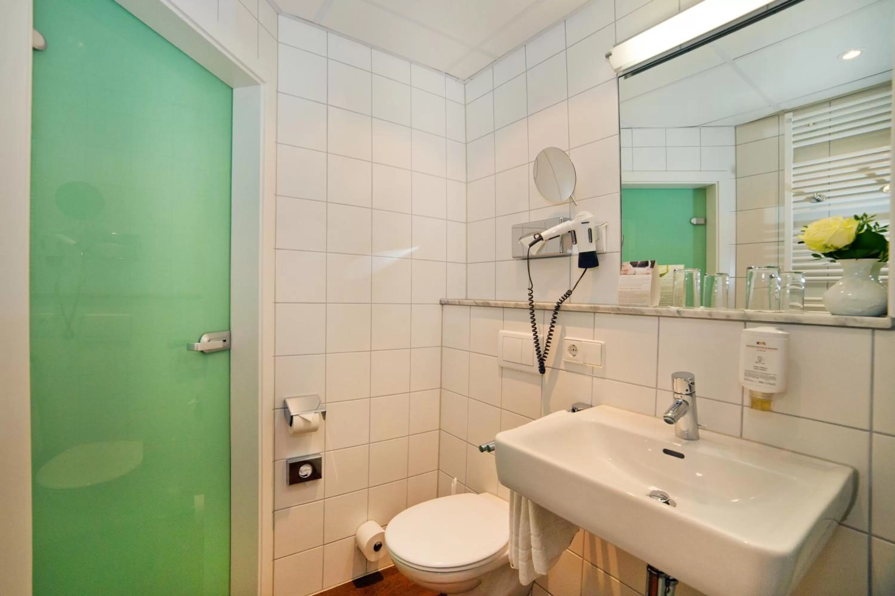 Bathroom in Stadthotel Freiburg Kolping Hotels & Resorts