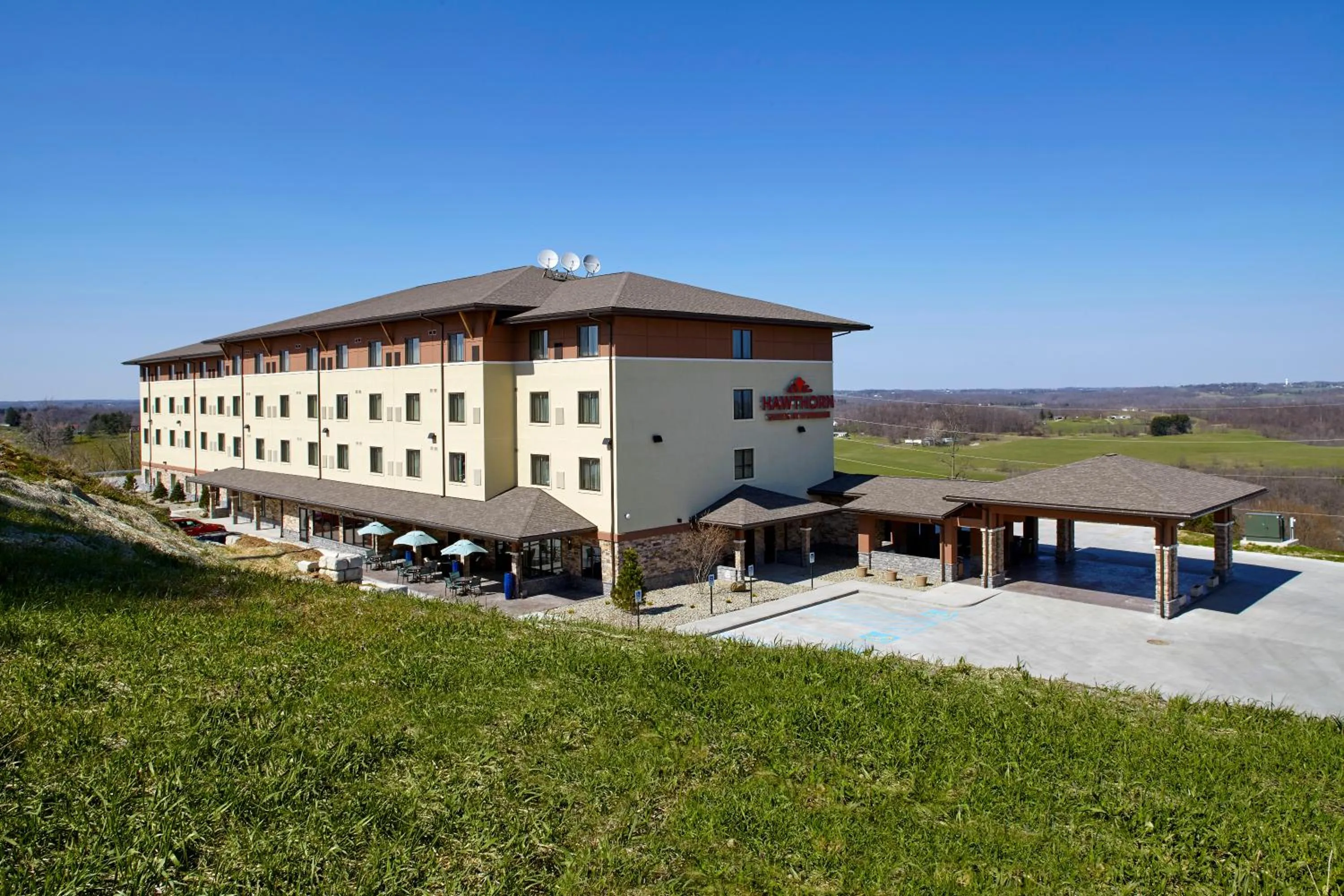 Property building in Hawthorn Extended Stay by Wyndham Saint Clairsville