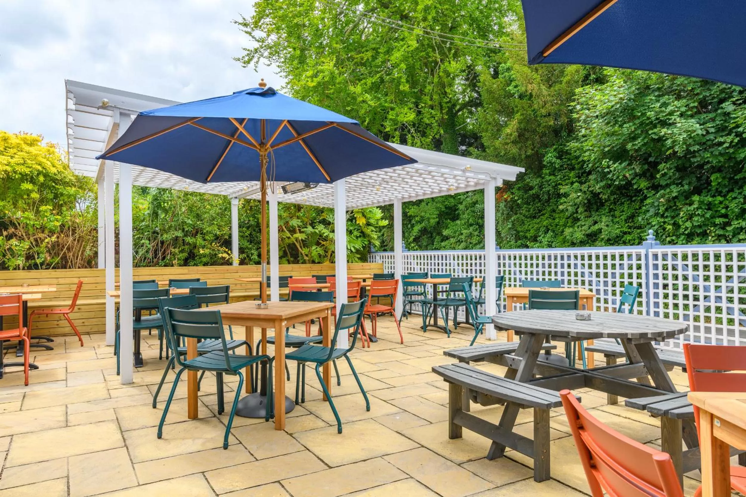 Patio in The Running Horse